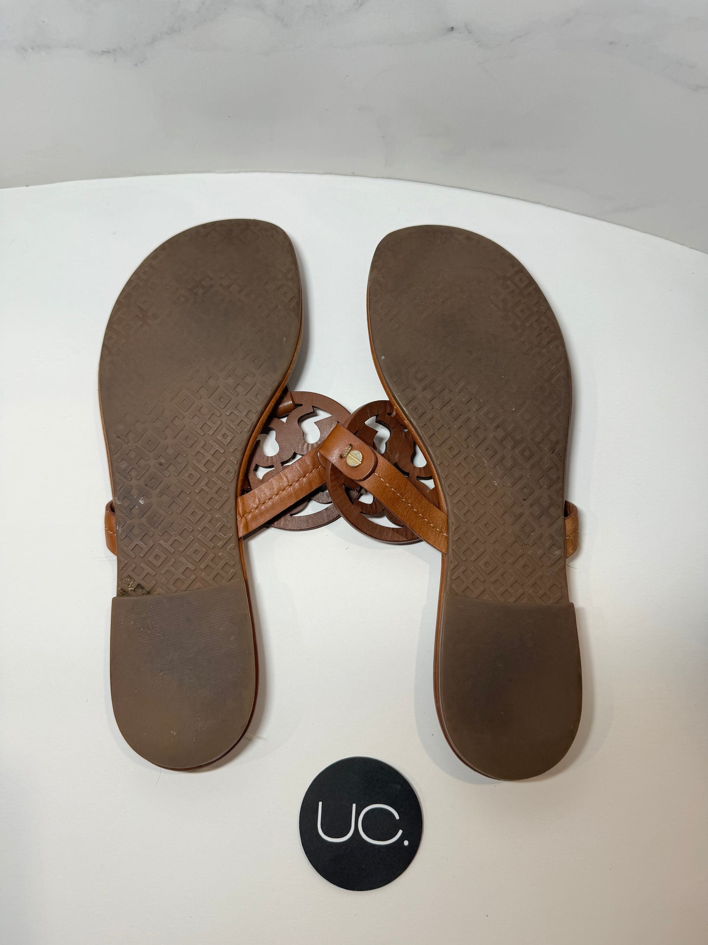 Tory Burch Miller Sandals, Size 8, Brown