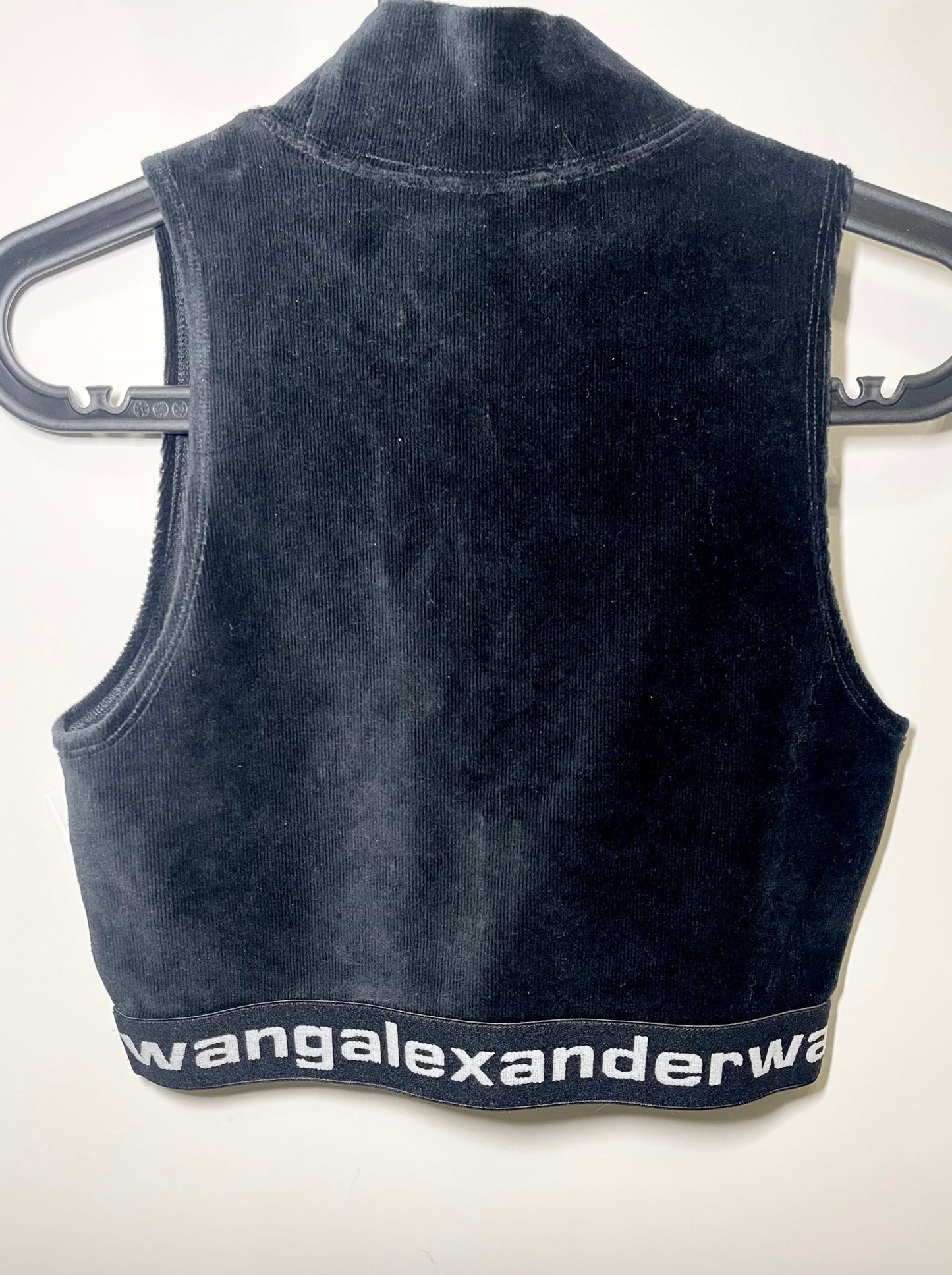 NWT Alexander Wang Mock Neck Corduroy Tank, Black, Medium
