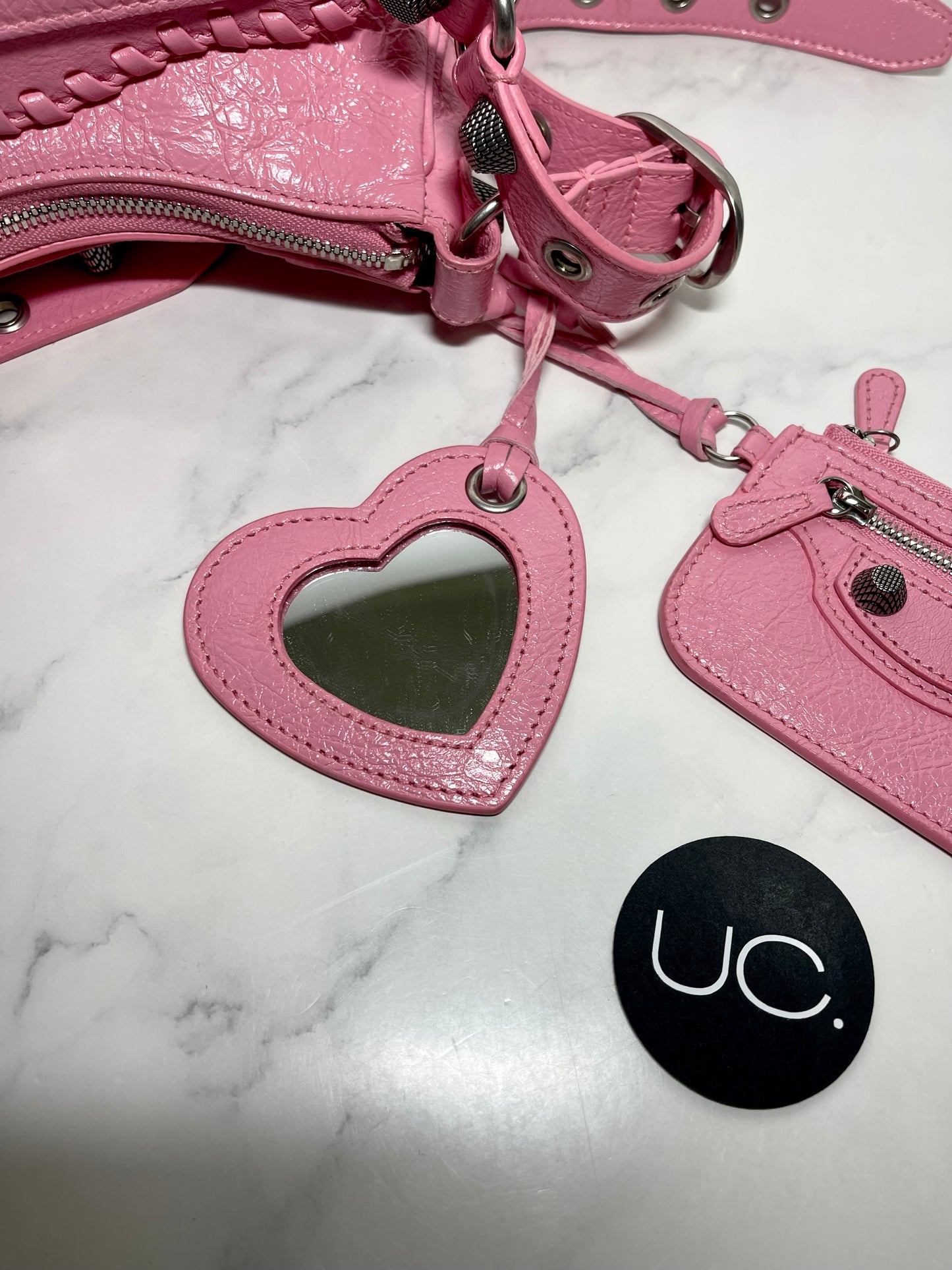 Balenciaga LE Cagole XS Shoulder Bag in Pink