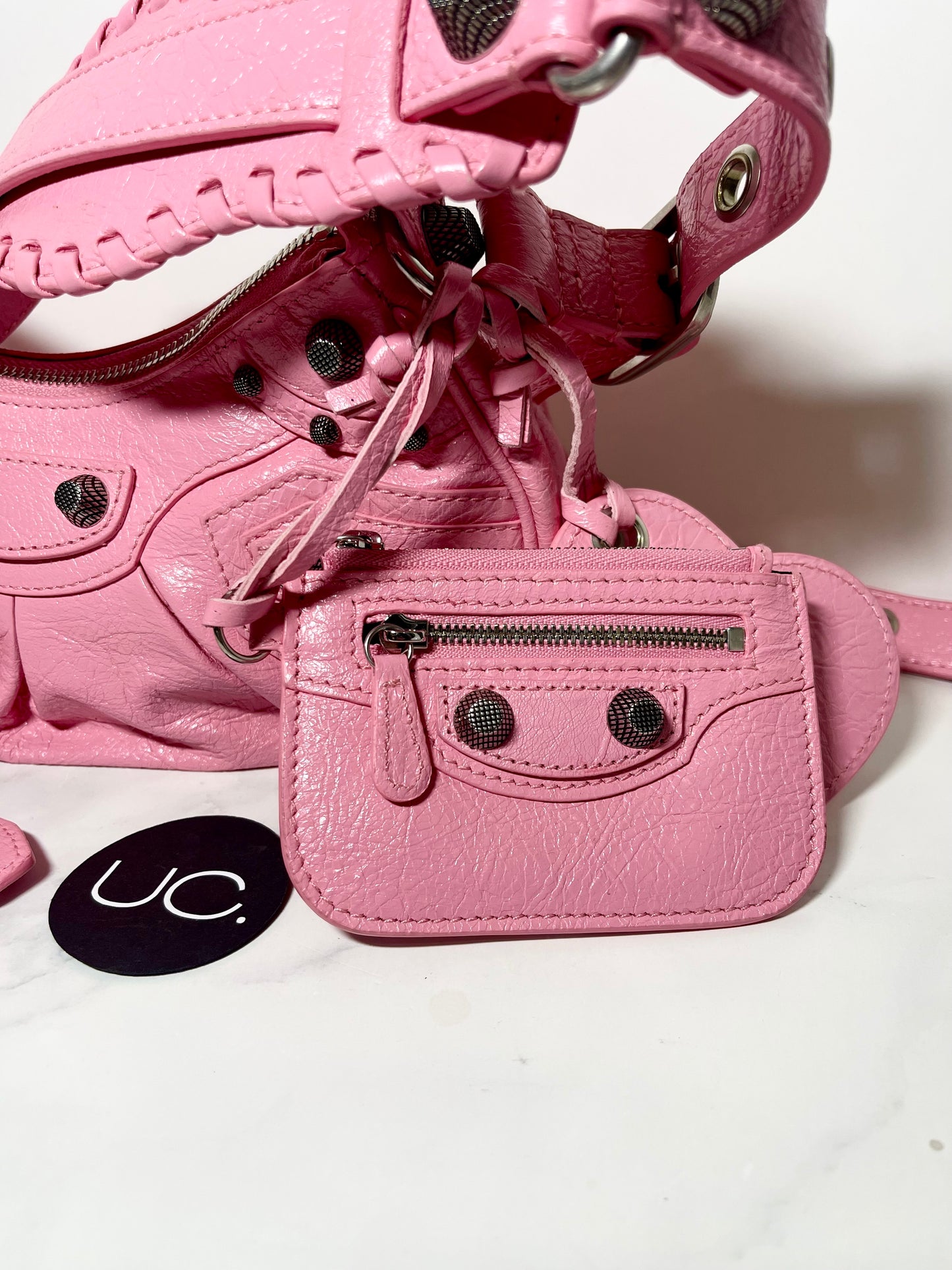 Balenciaga LE Cagole XS Shoulder Bag in Pink