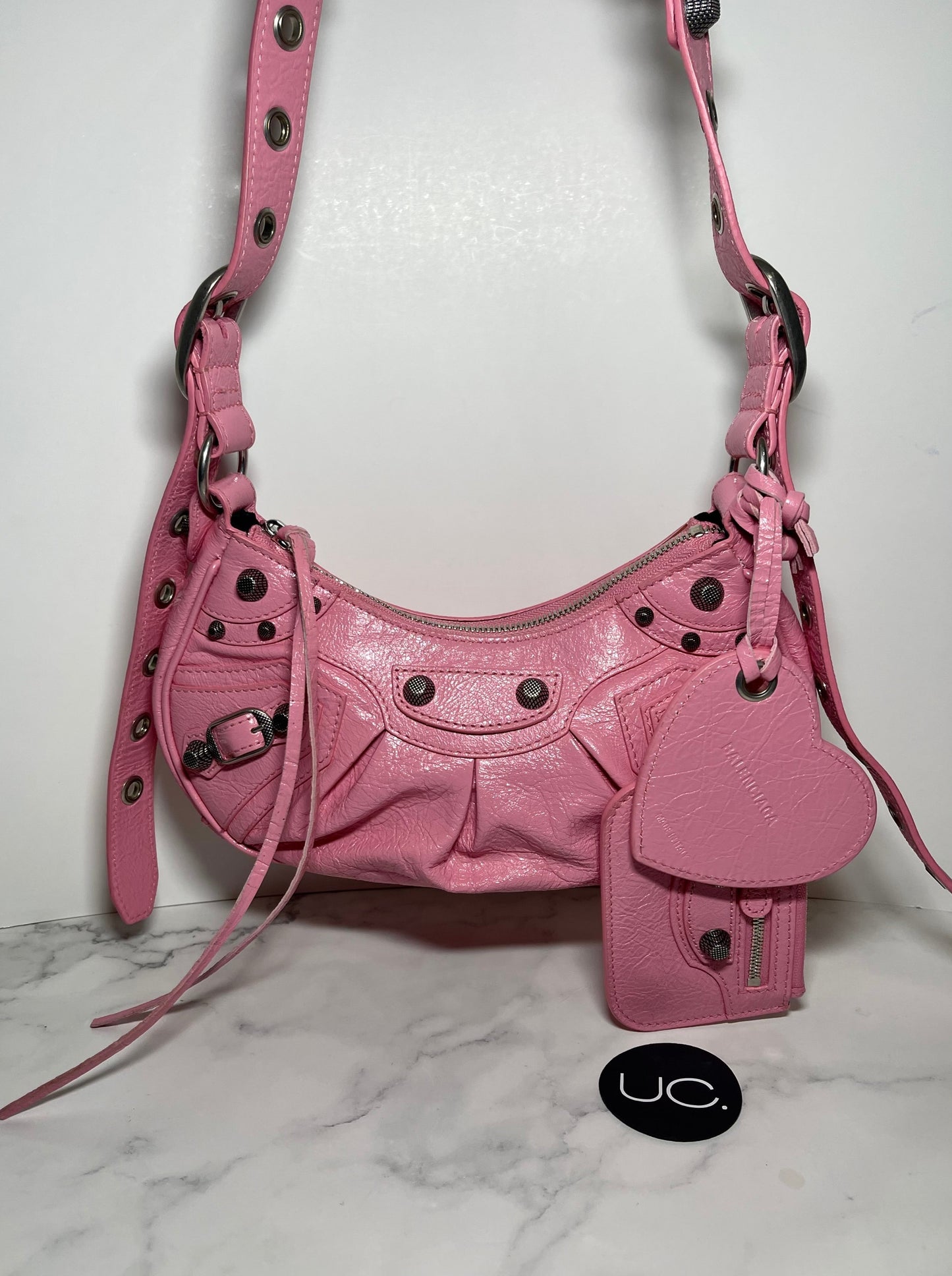 Balenciaga LE Cagole XS Shoulder Bag in Pink