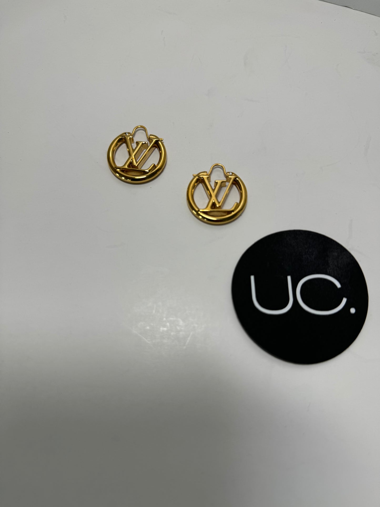 Louis Vuitton Louise PM Earrings, Gold