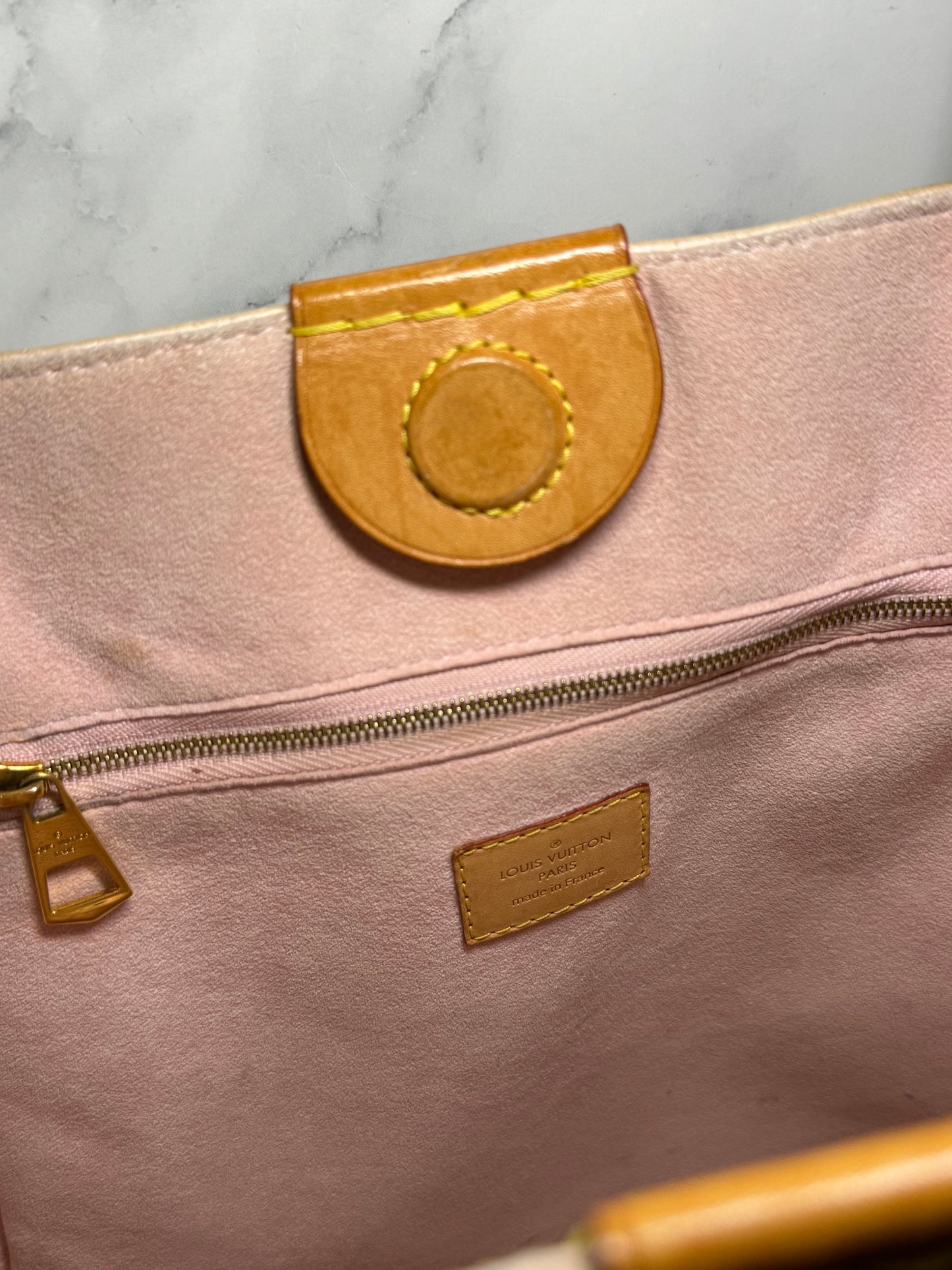 Louis Vuitton Propriano Handbag Damier Azur