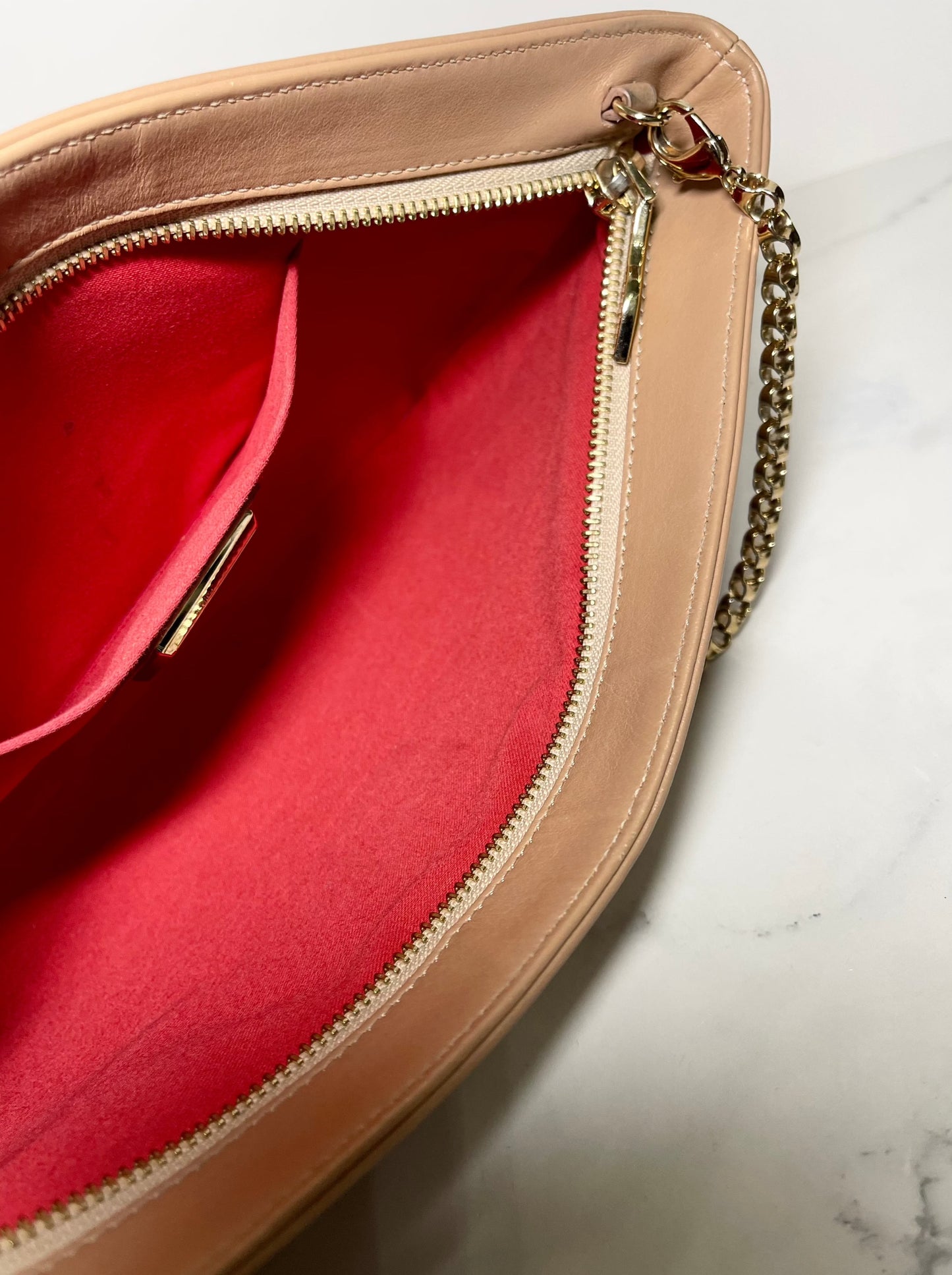 Christian Louboutin Loubiposh NV Clutch/Crossbody Bag in Nude