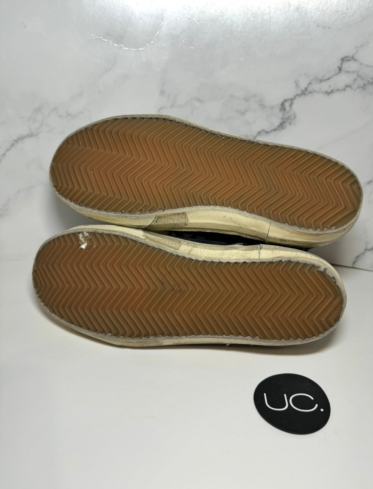 Golden Goose Slide Classic, Size 38, Black/Grey with Zipper