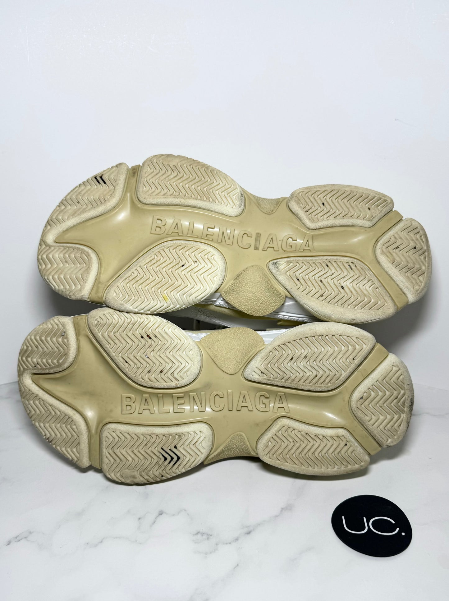 Balenciaga Triple S Sneaker in White, Size 37