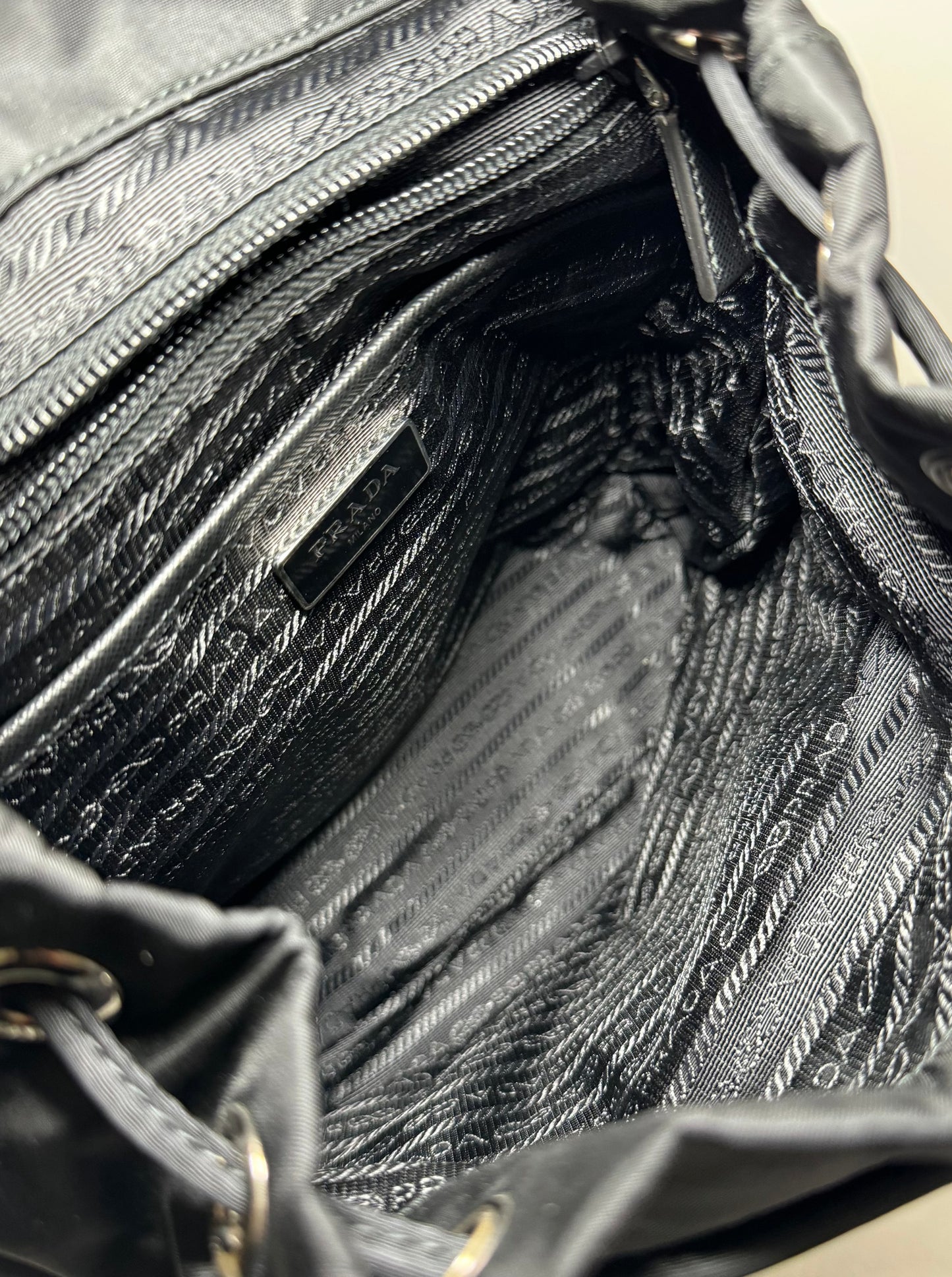 Prada Re-Nylon Backpack, NWT, Small, Black