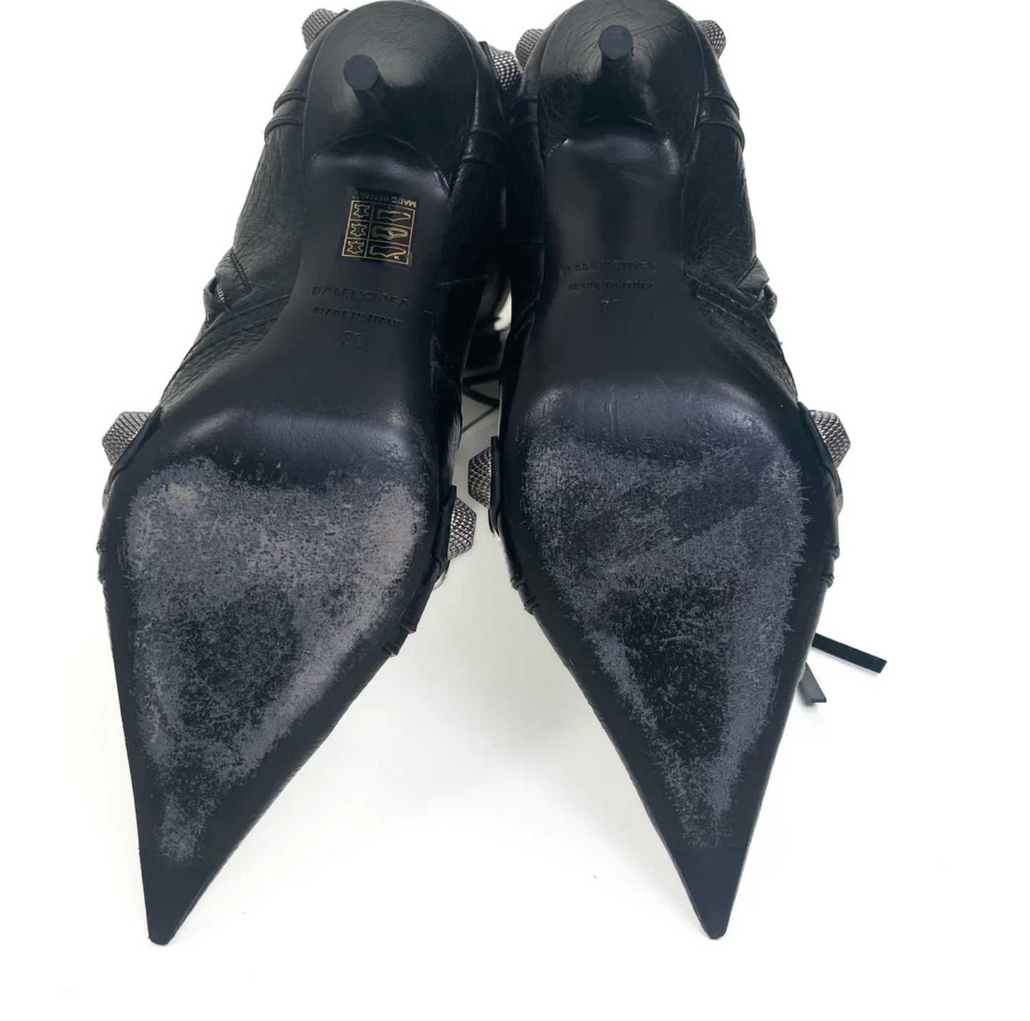 Balenciaga Cagole 90mm Boot, Black, Size 38