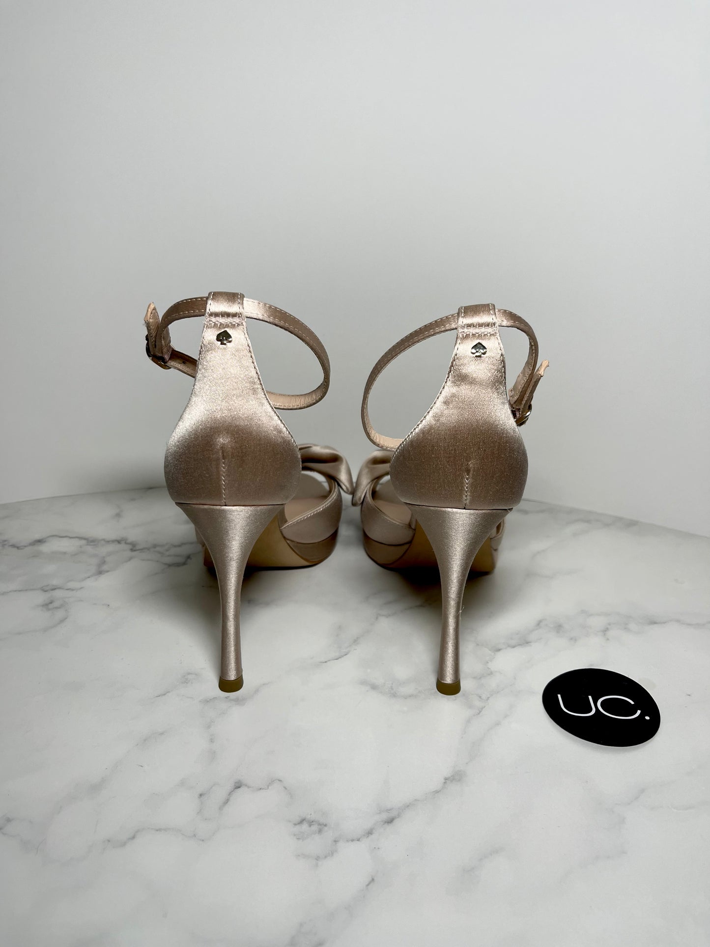 Kate Spade, Bridal Bow Pumps, Pale Vellum, Size 7