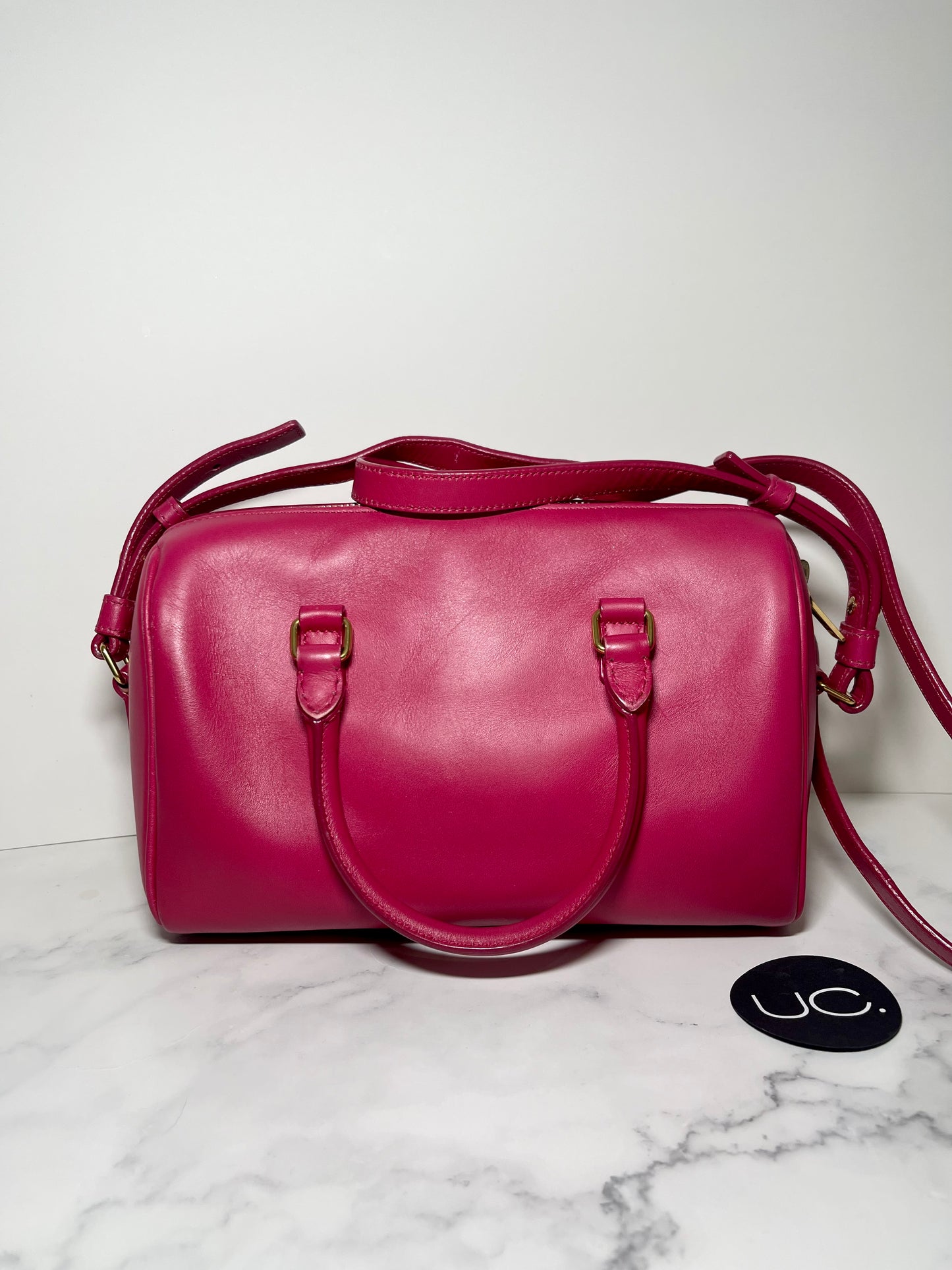 Saint Laurent Classic Baby Duffle in Pink