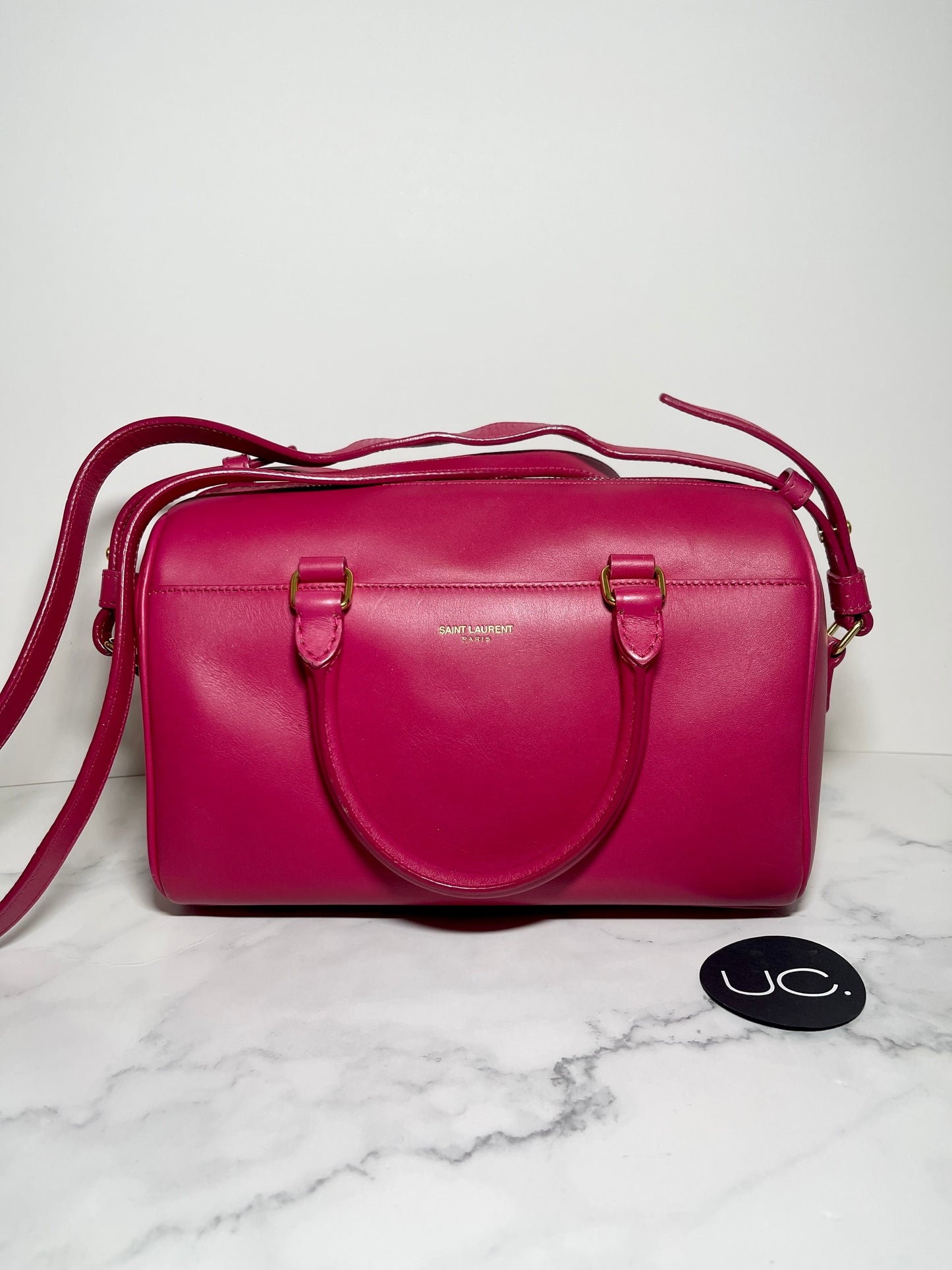 Saint Laurent Classic Baby Duffle in Pink