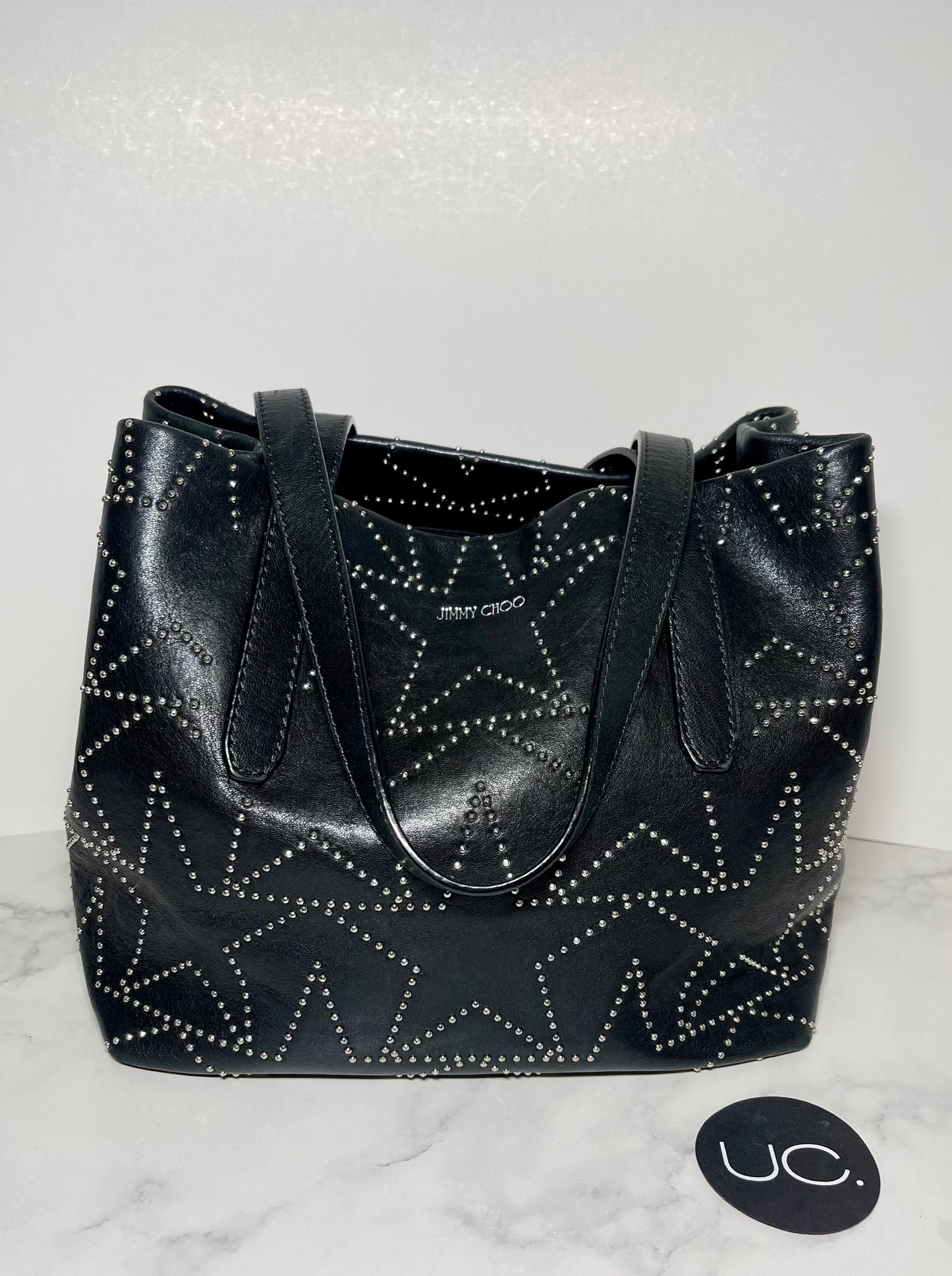 Jimmy Choo Sofia Studded Leather Tote, Small