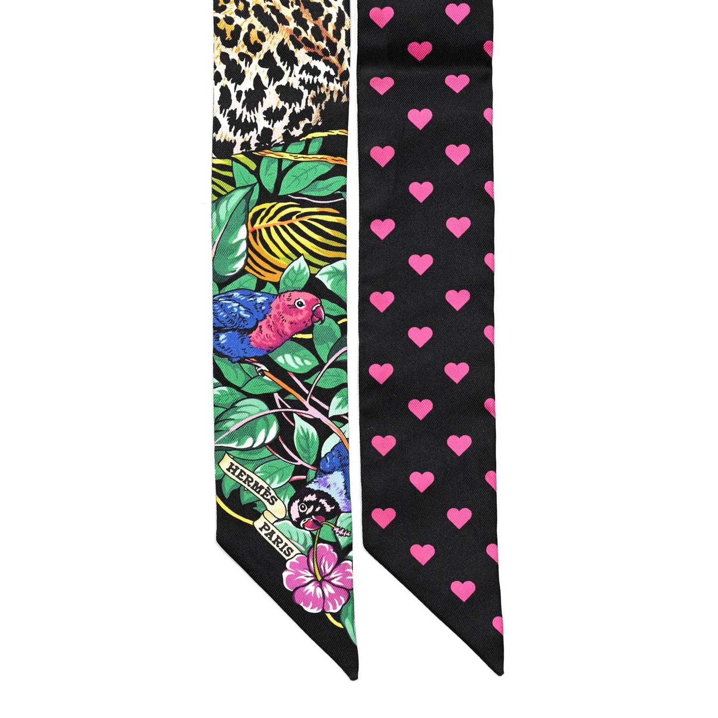 Hermes Silk Twilly, Jungle Love, RARE