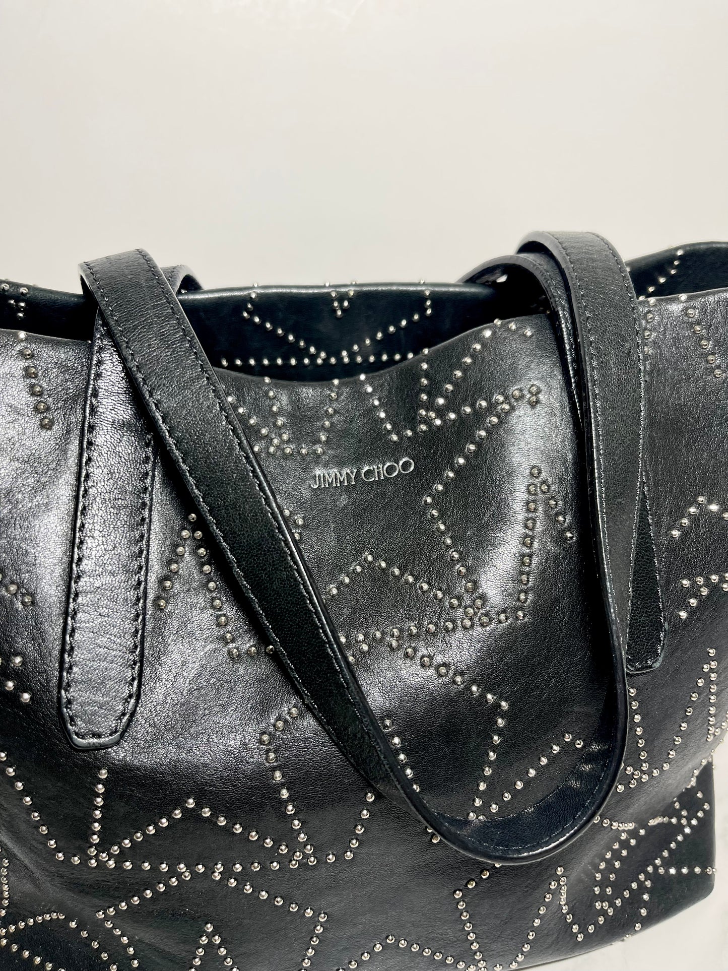 Jimmy Choo Sofia Studded Leather Tote, Small