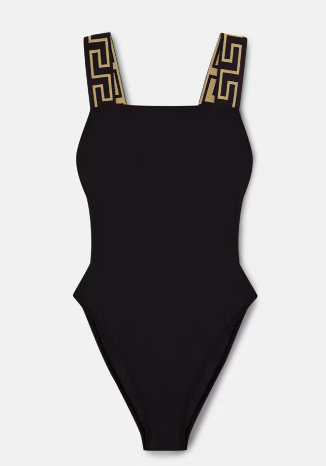 Versace Greca Border One-Piece Swimsuit