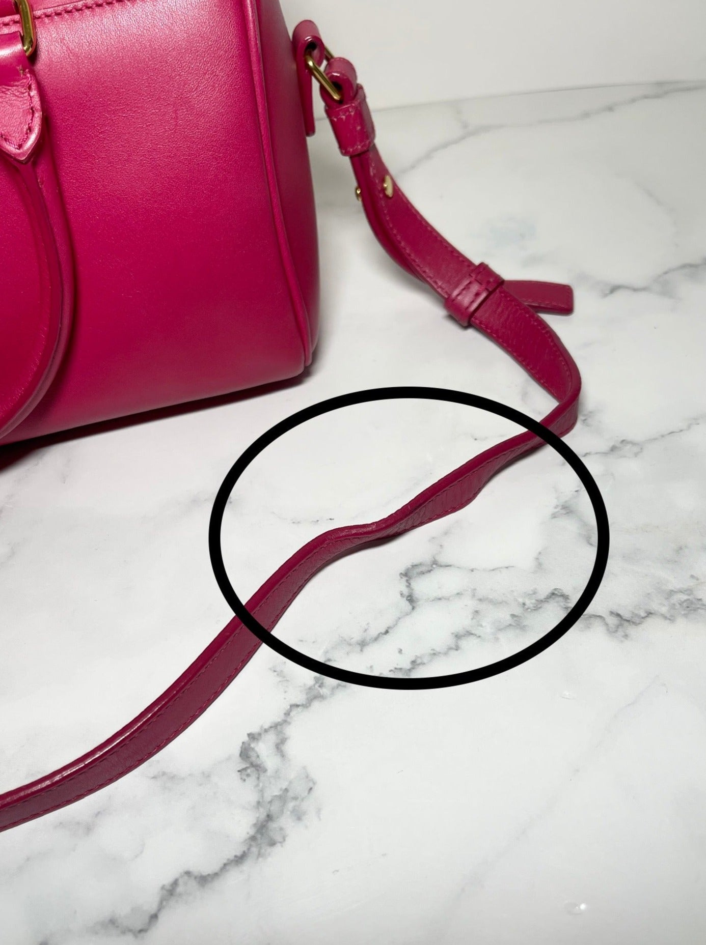 Saint Laurent Classic Baby Duffle in Pink