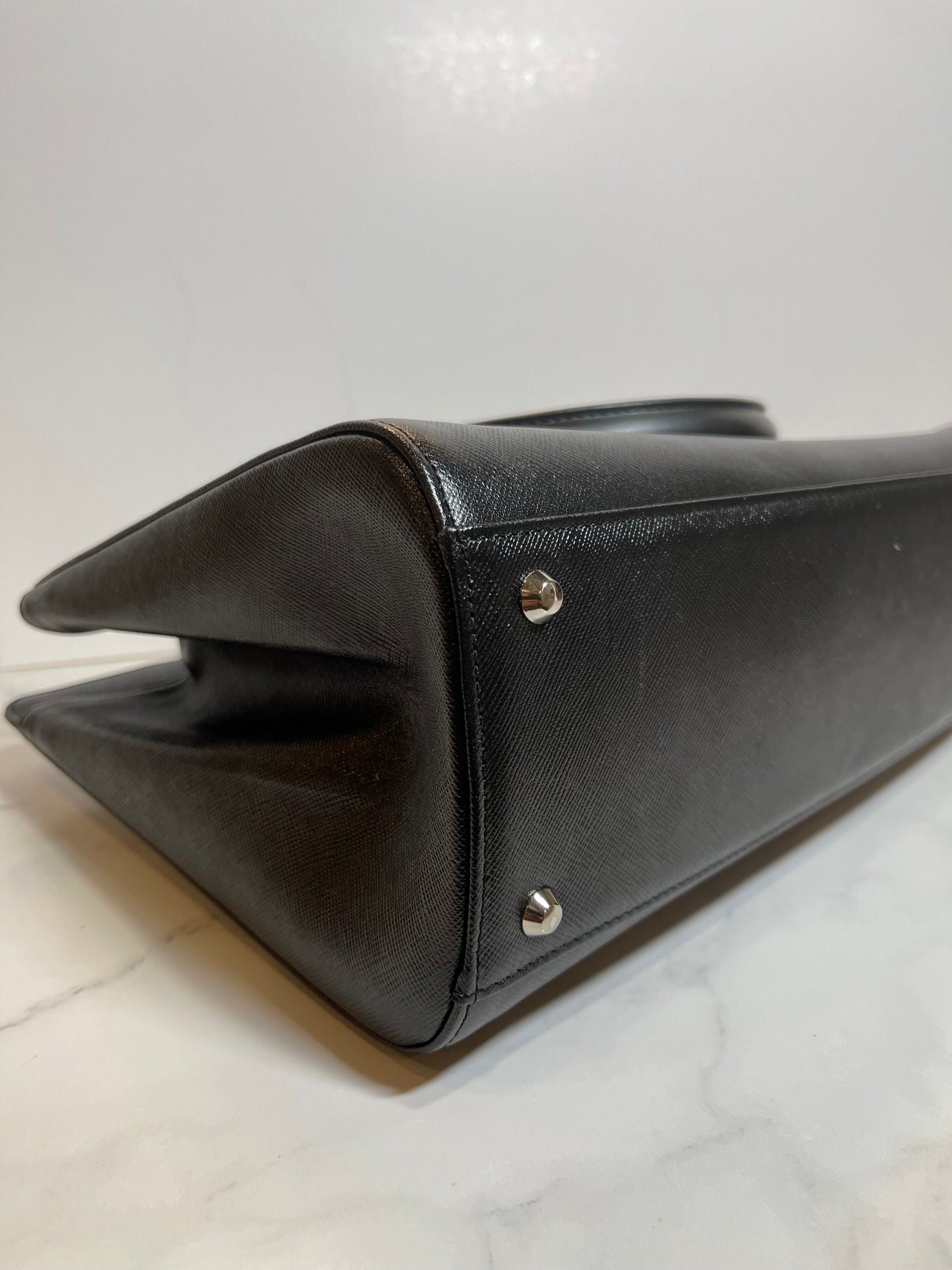 Burberry Black Leather Tote