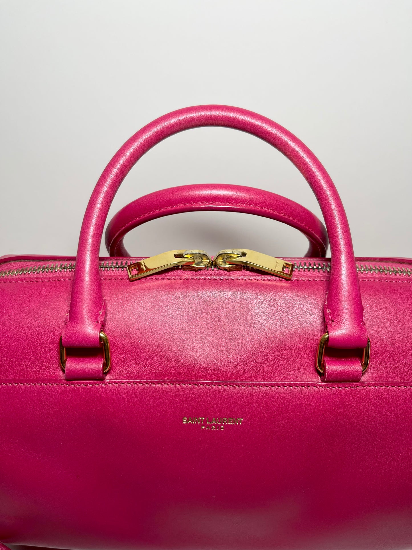 Saint Laurent Classic Baby Duffle in Pink