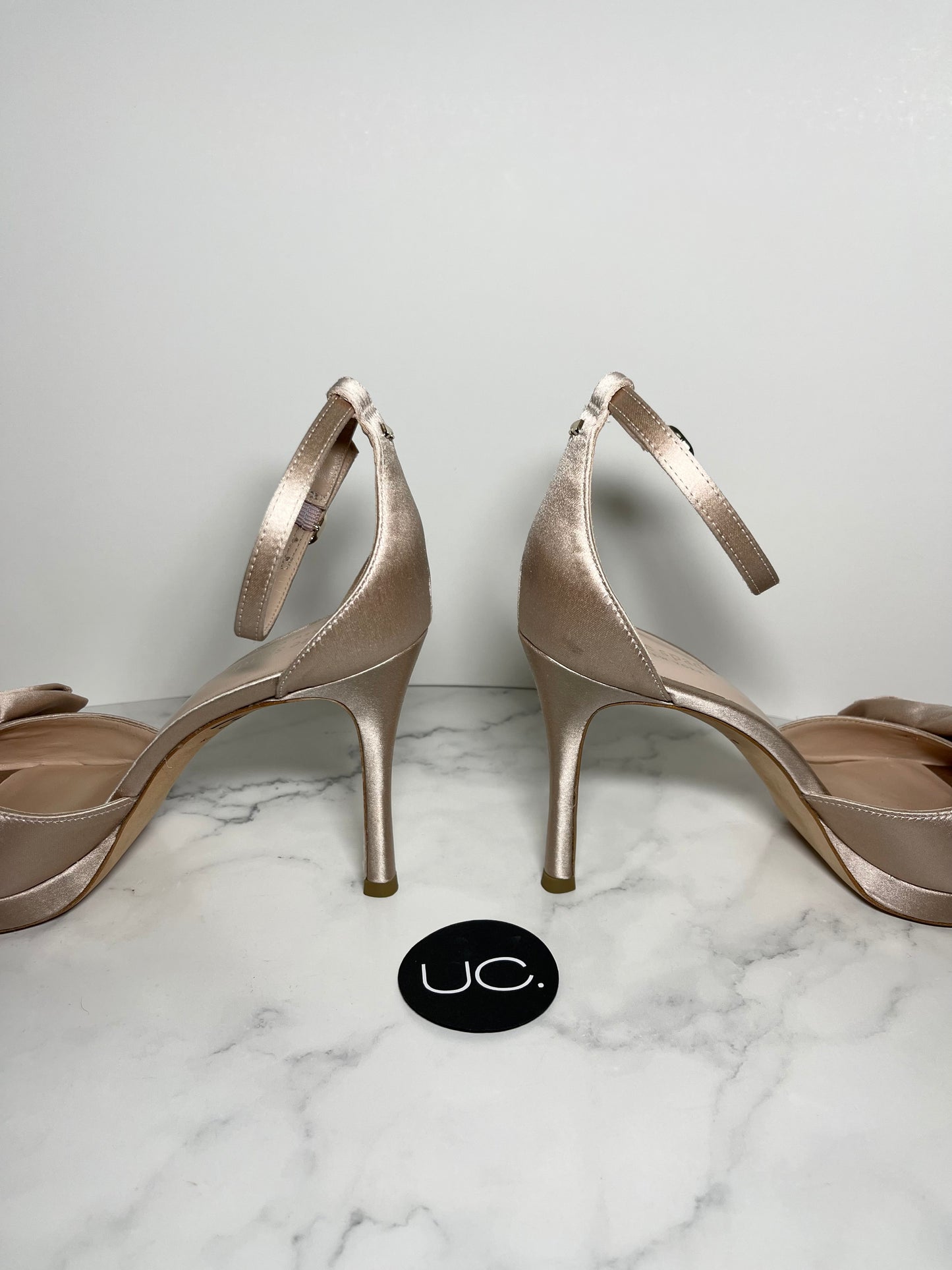 Kate Spade, Bridal Bow Pumps, Pale Vellum, Size 7
