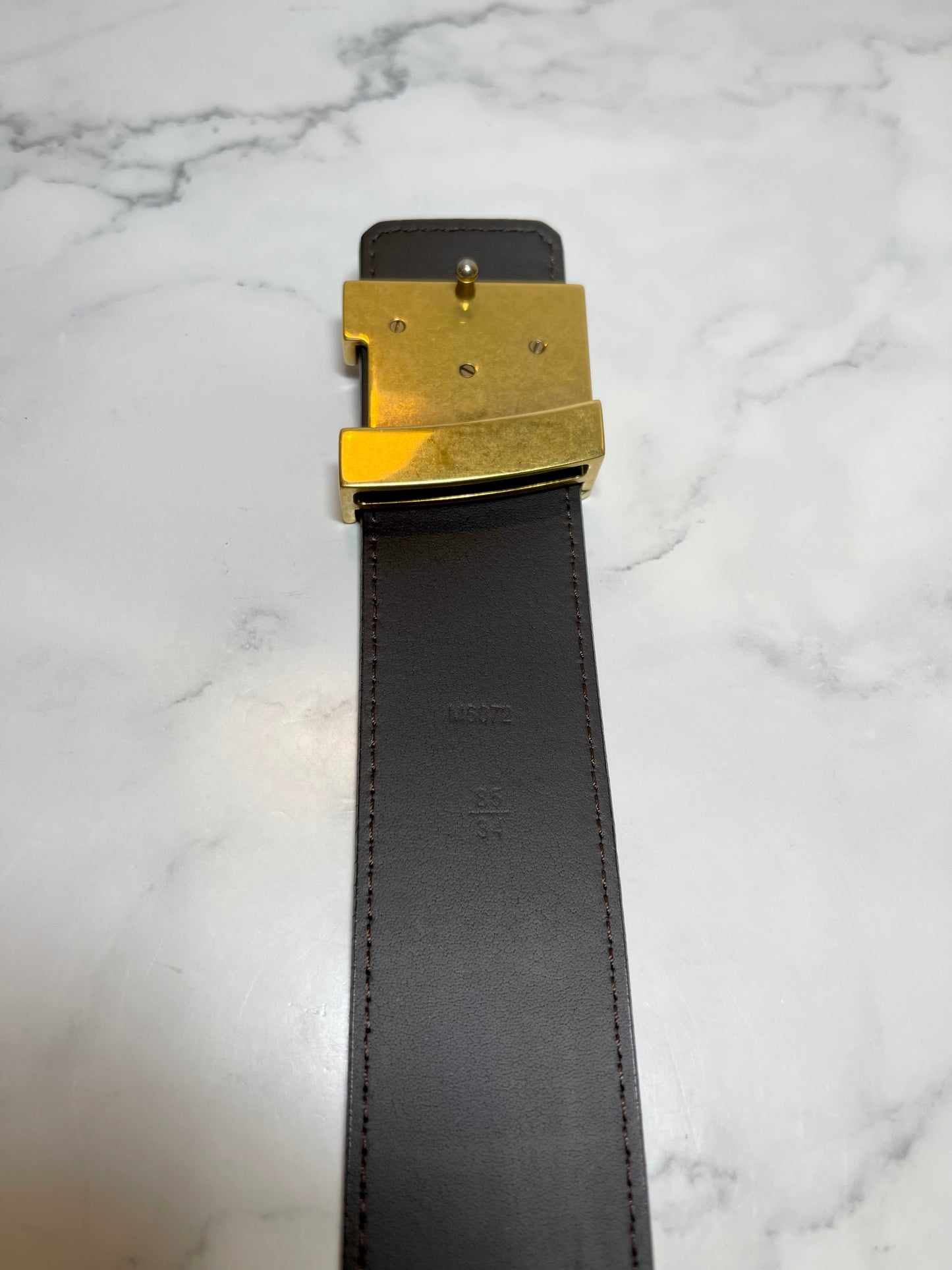 Louis Vuitton Initiales Belt, Size 85