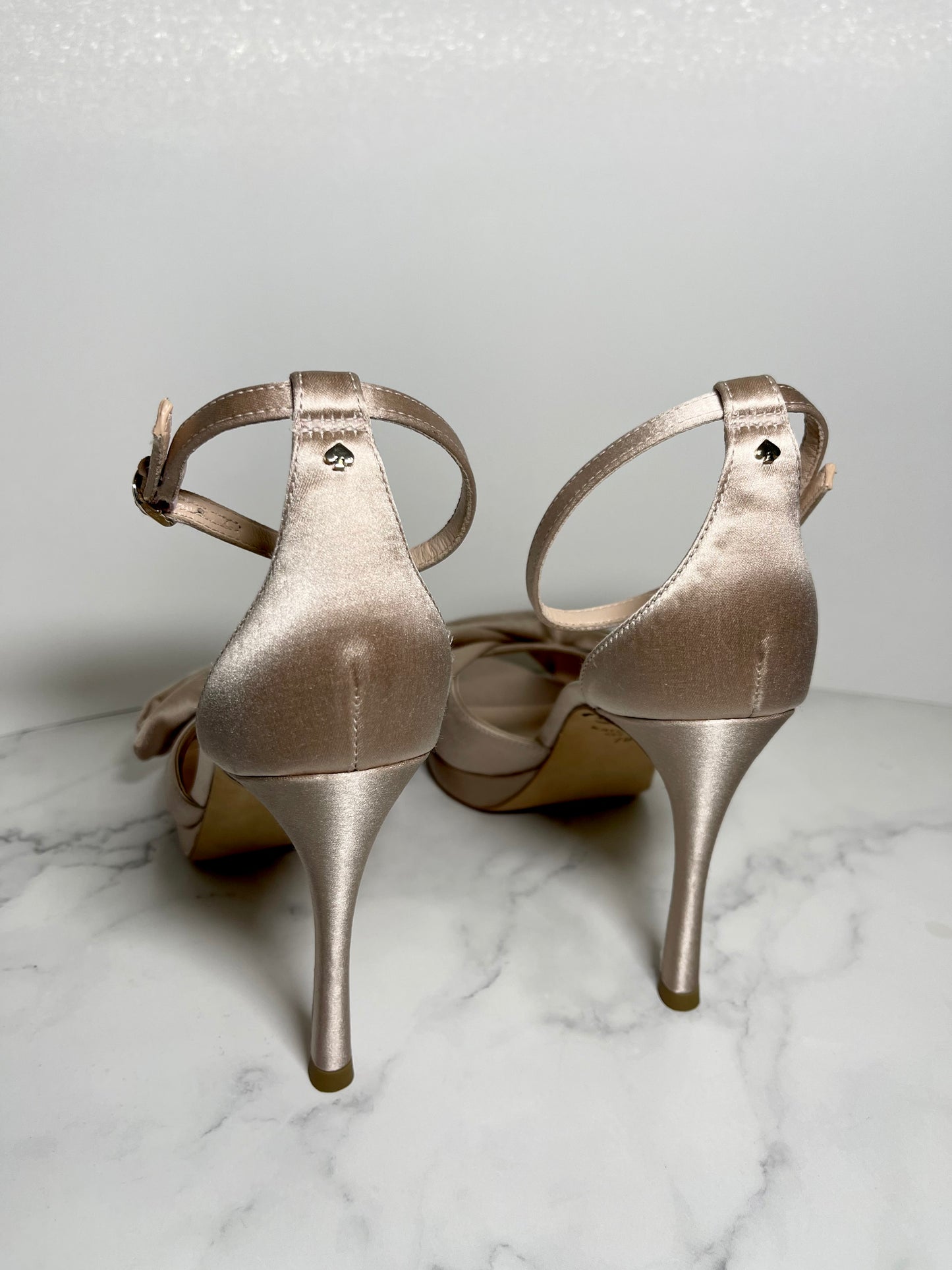 Kate Spade, Bridal Bow Pumps, Pale Vellum, Size 7