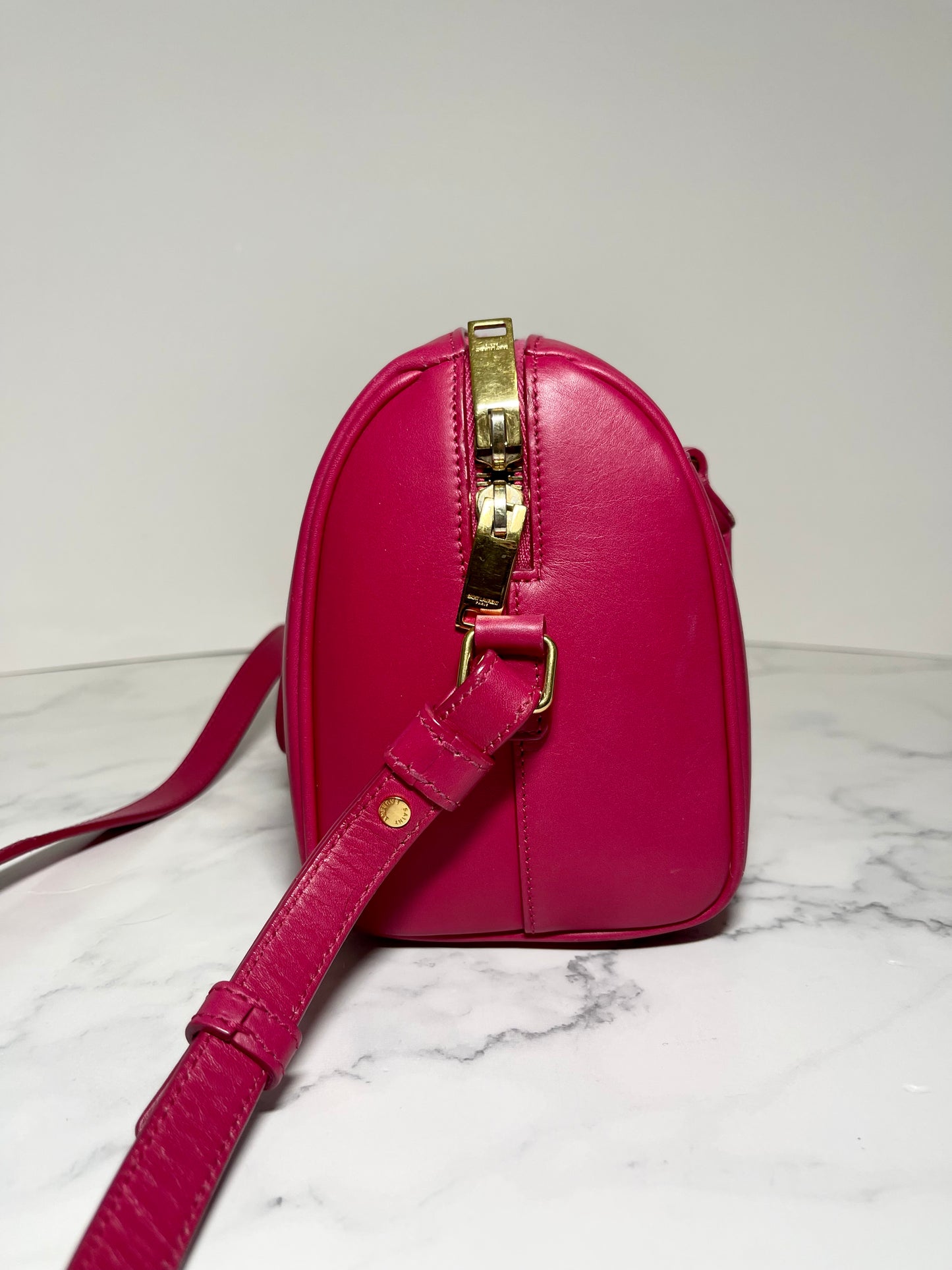 Saint Laurent Classic Baby Duffle in Pink