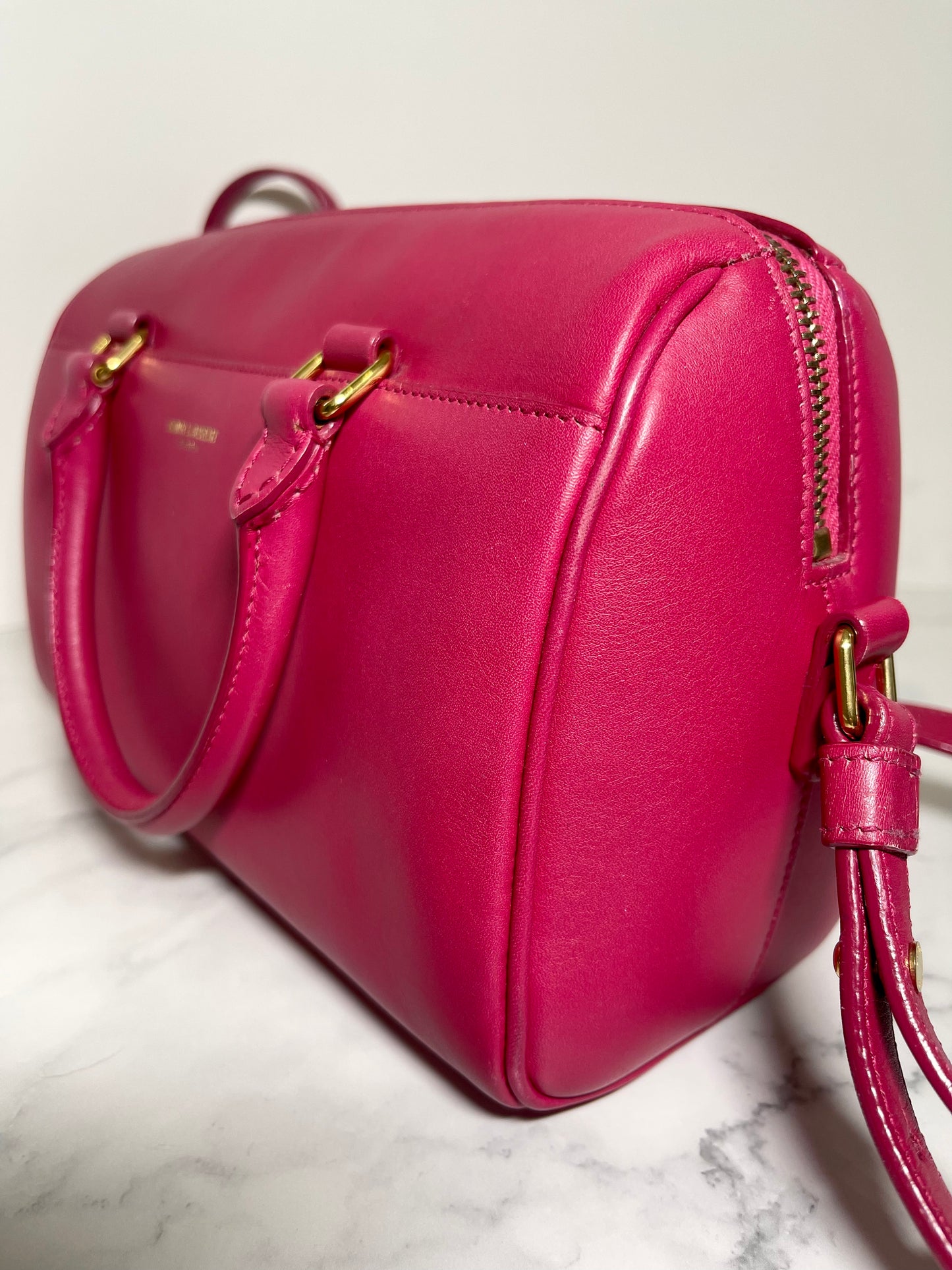 Saint Laurent Classic Baby Duffle in Pink