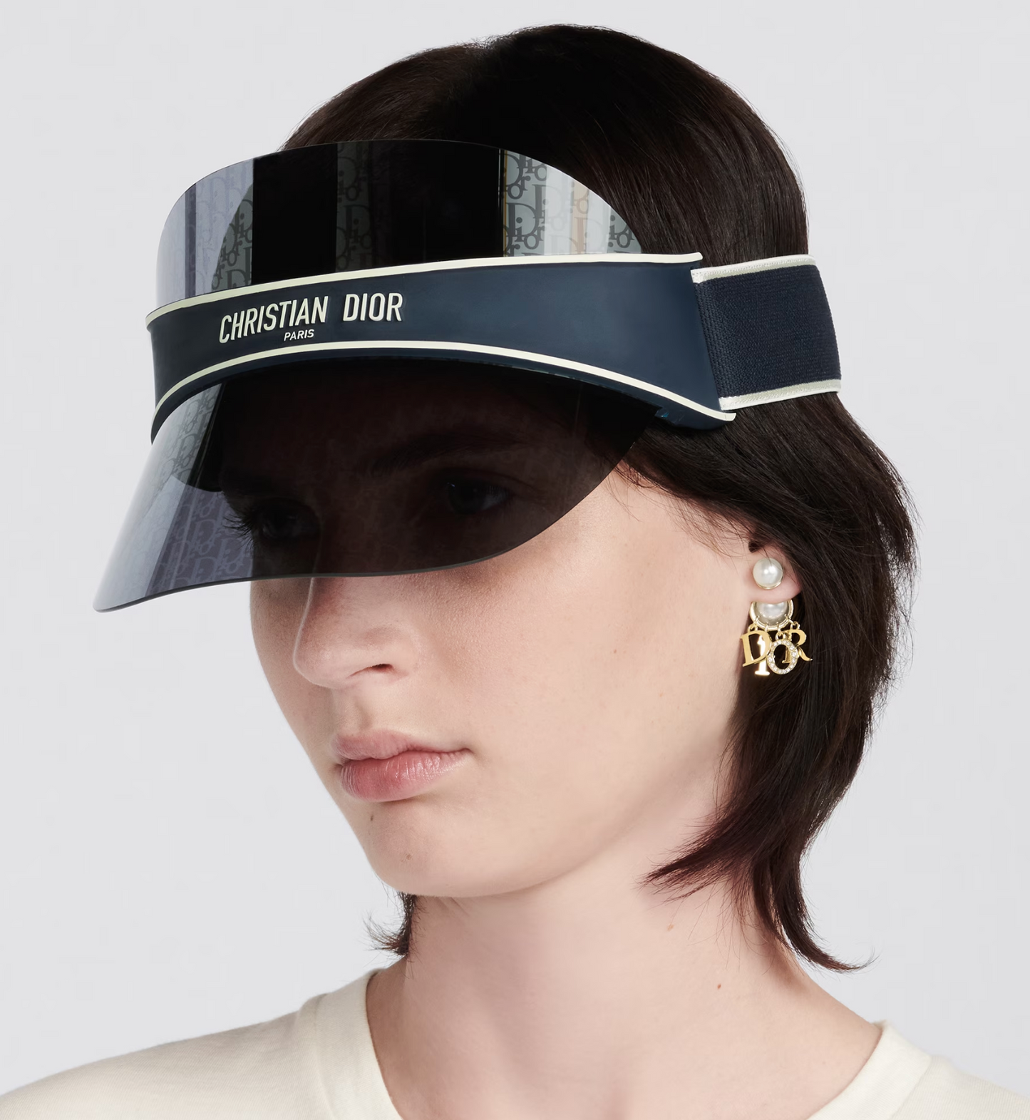 Christian Dior DIORCLUB V1U Blue Dior Oblique Visor