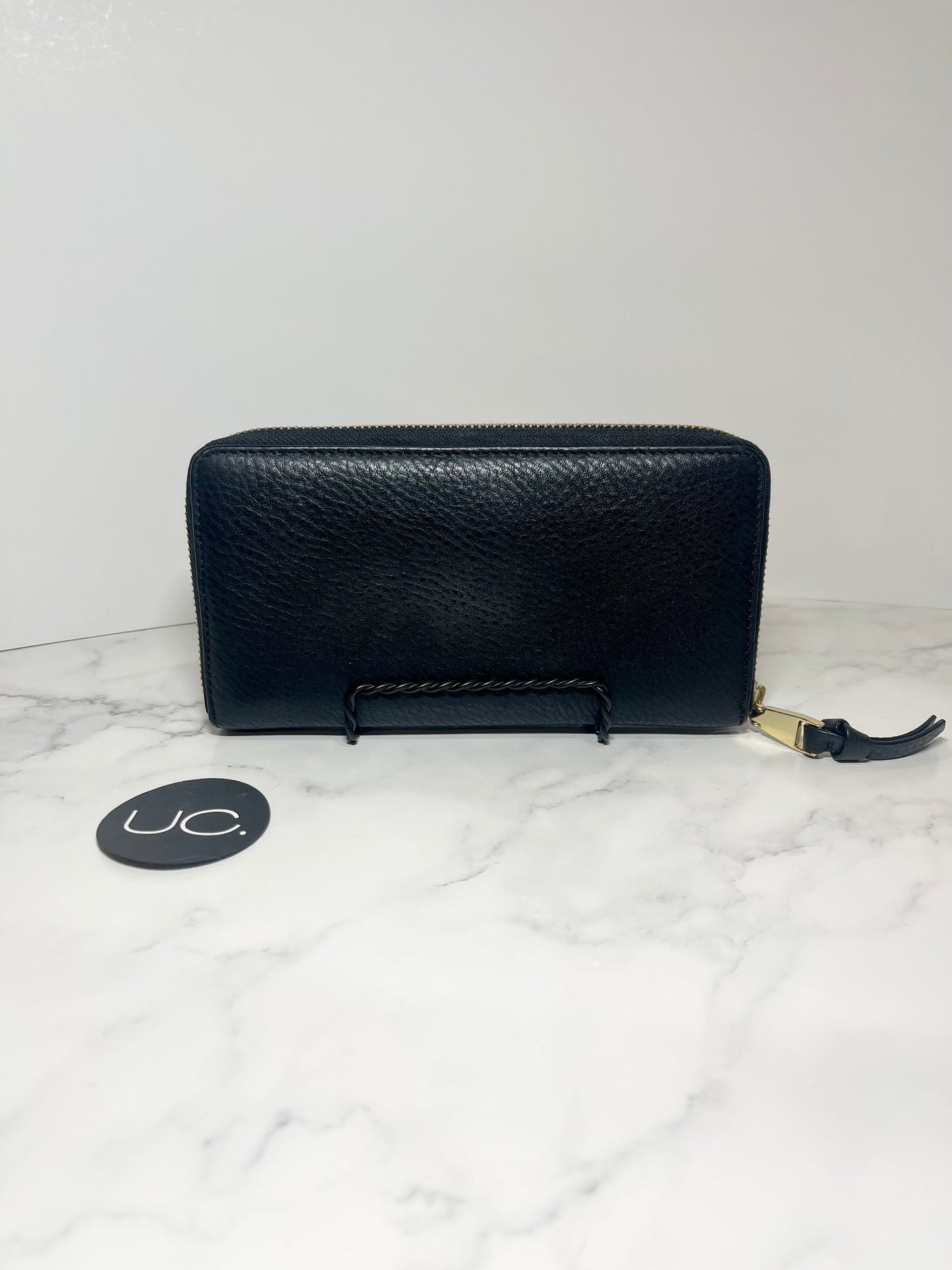 Tory Burch Logo Zippy Wallet