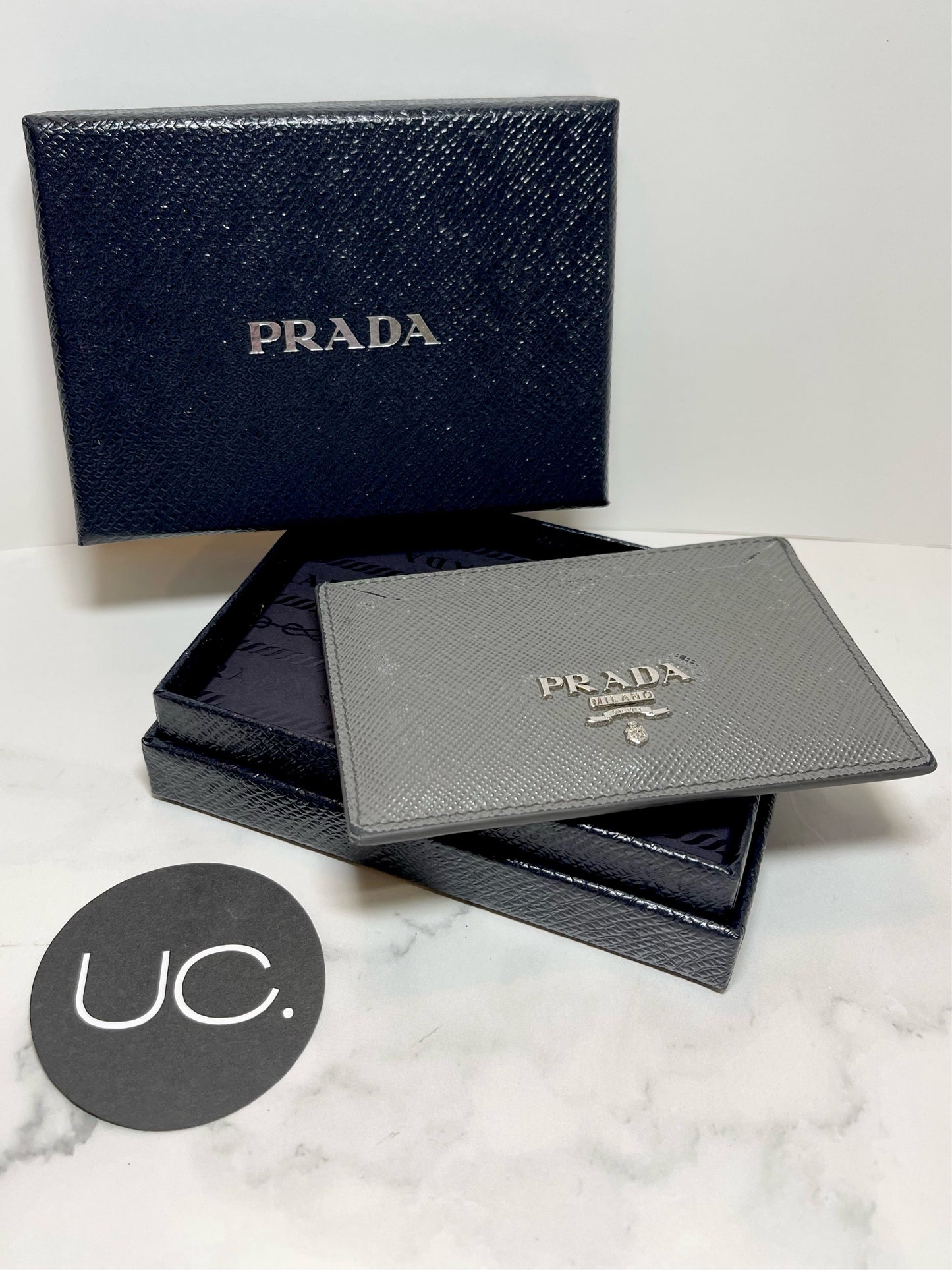 Prada Saffiano Leather Card Holder