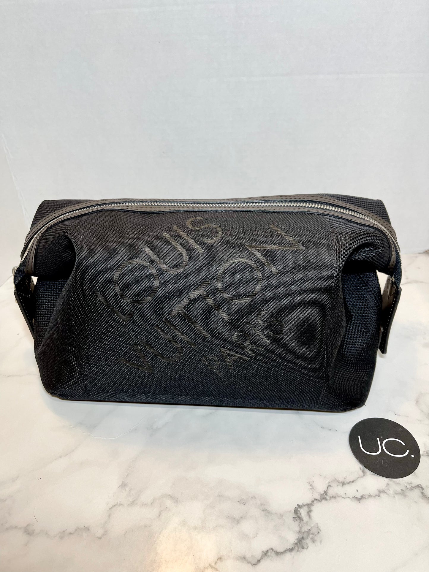 Louis Vuitton Black Damier Albatross Toiletry Bag