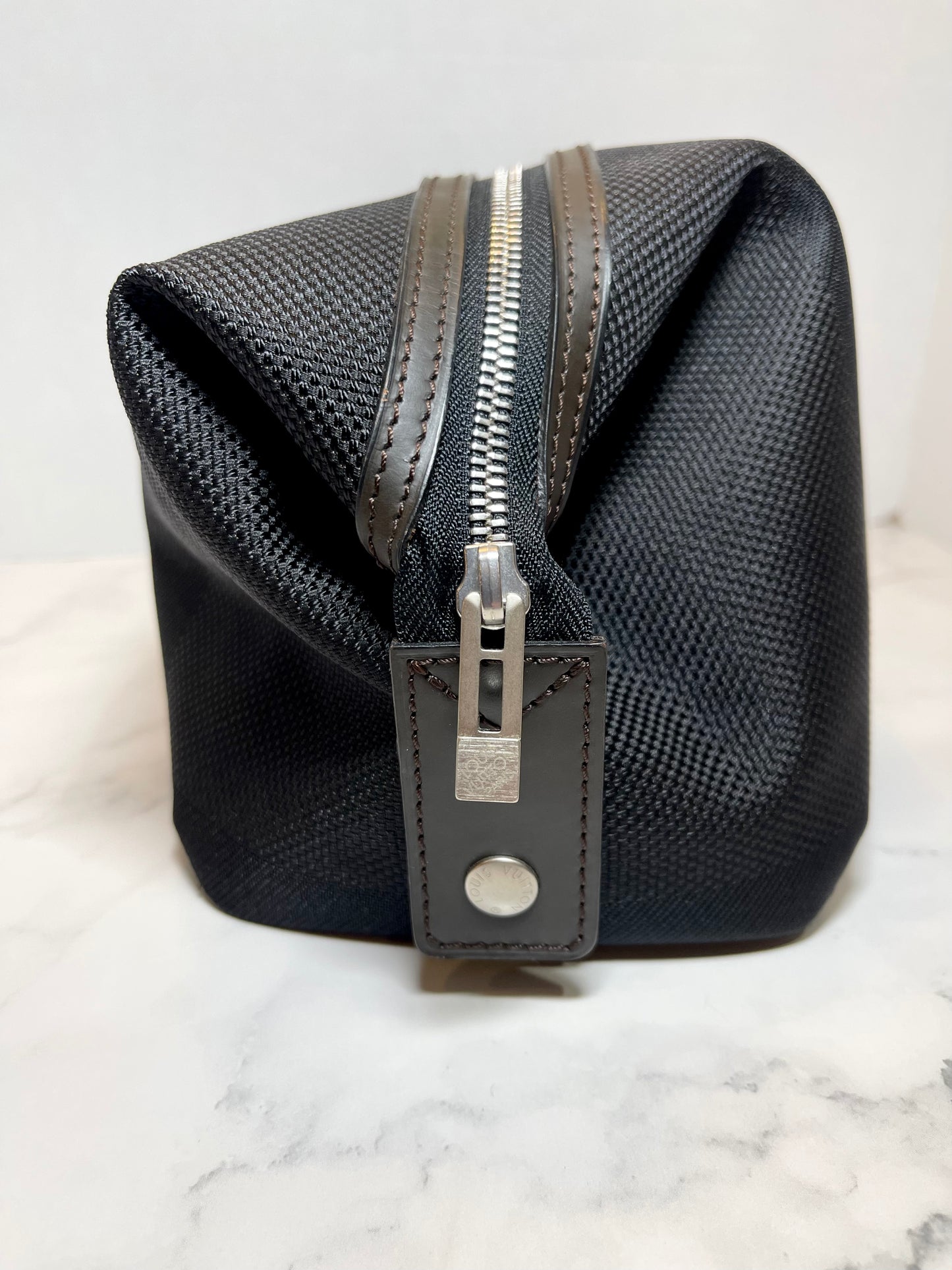 Louis Vuitton Black Damier Albatross Toiletry Bag