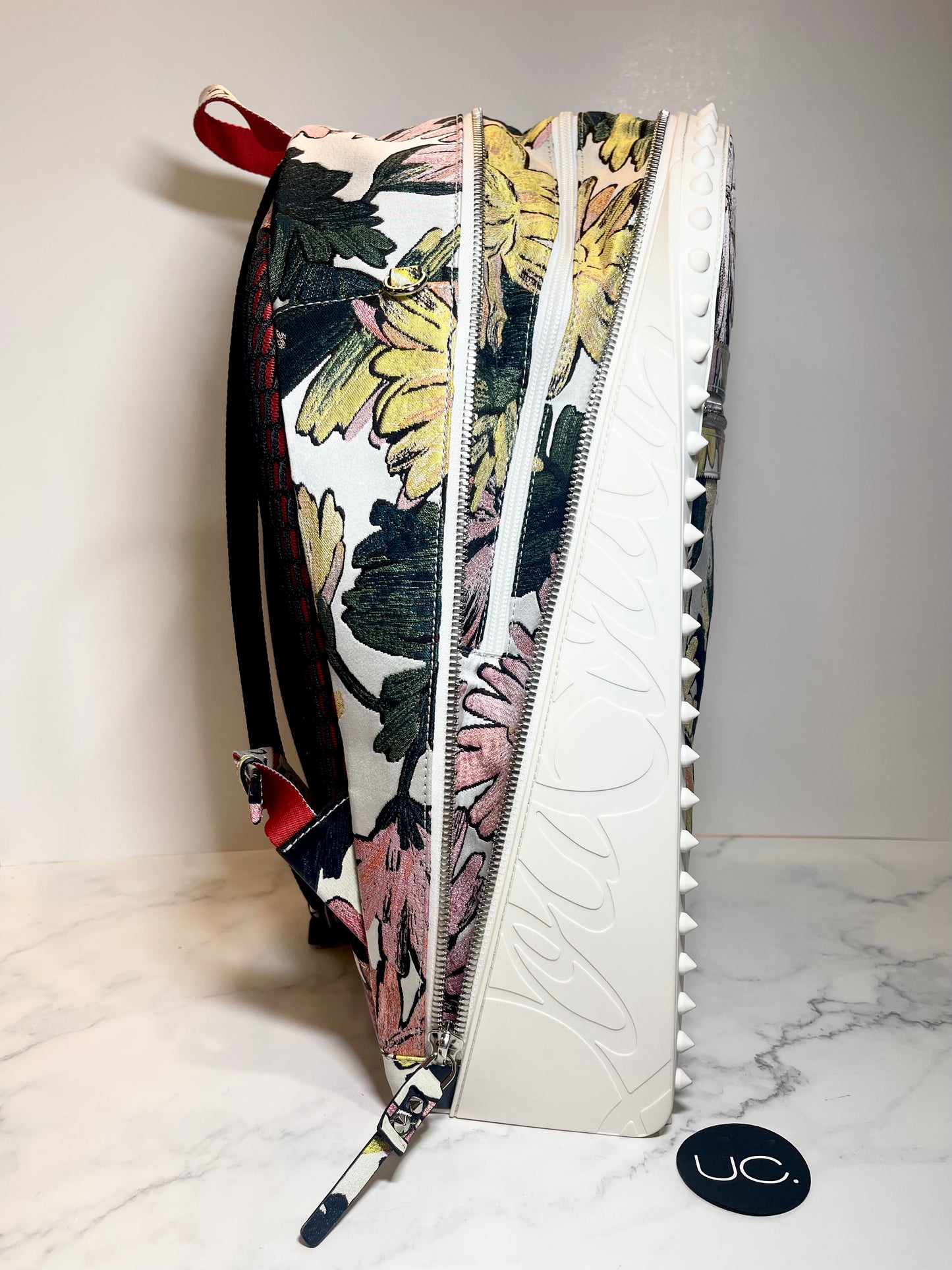 Christian Louboutin Backparis Floral Backpack