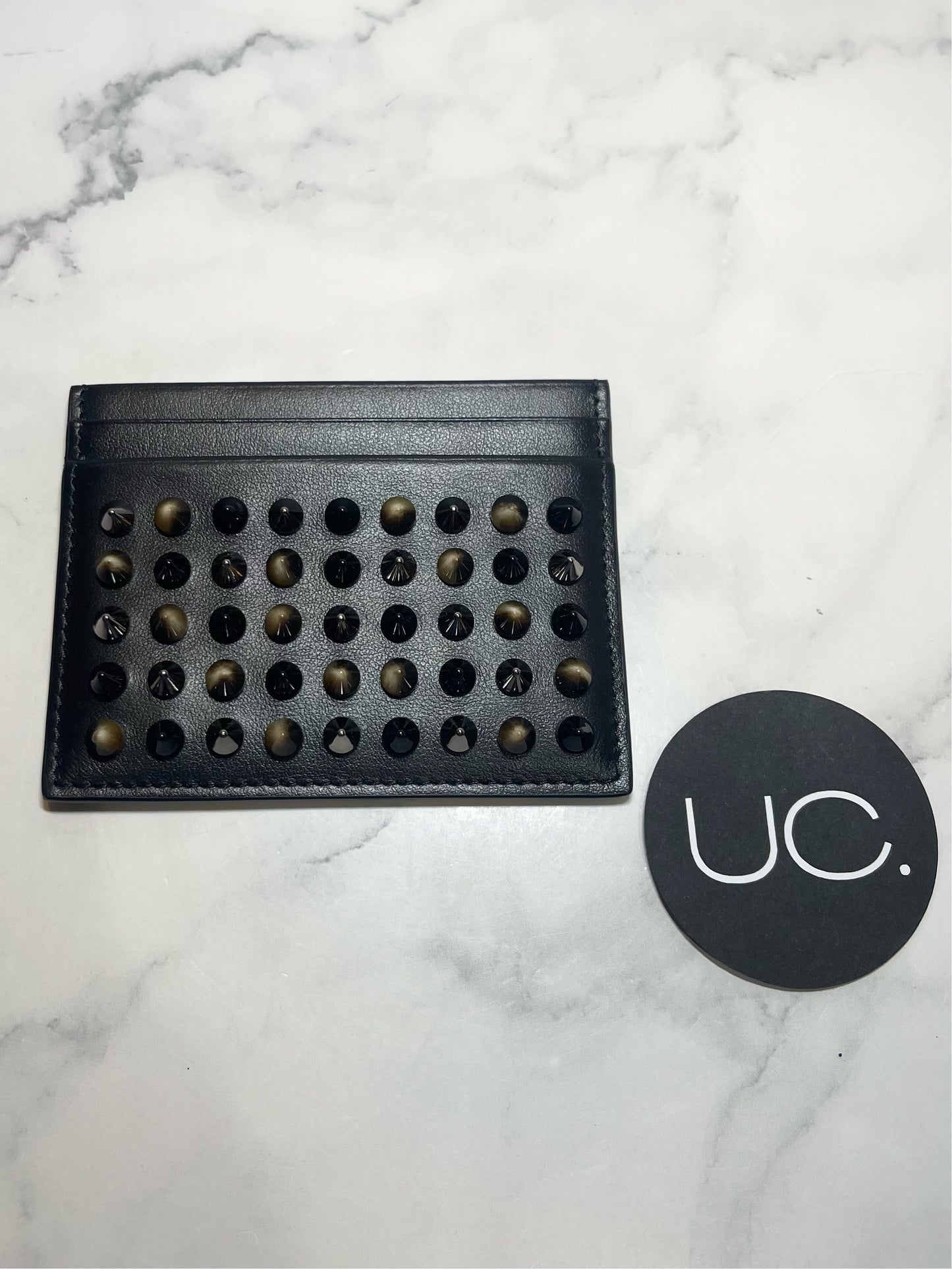 Christian Louboutin Kios Studded Card Holder