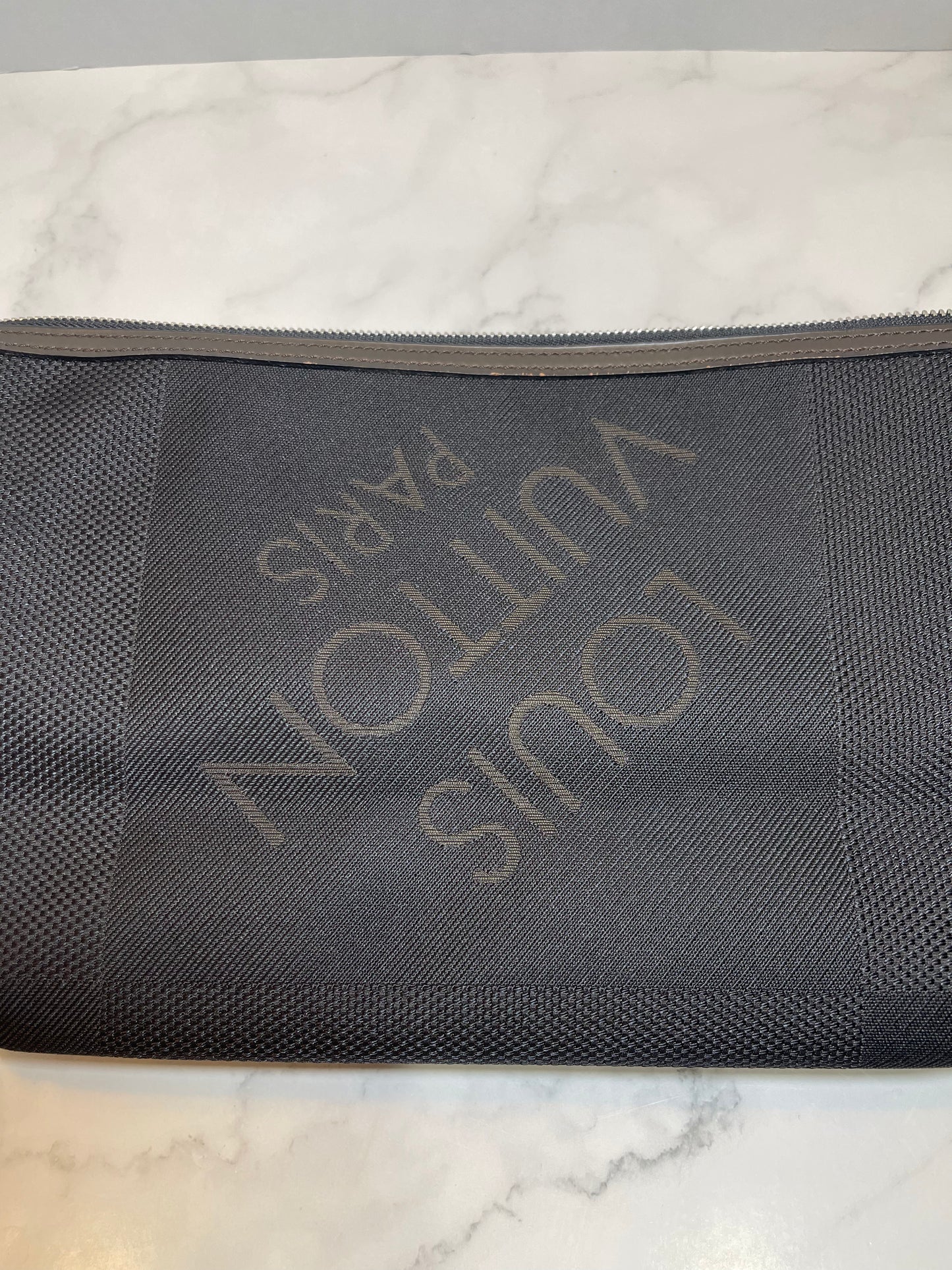 Louis Vuitton Black Damier Albatross Toiletry Bag