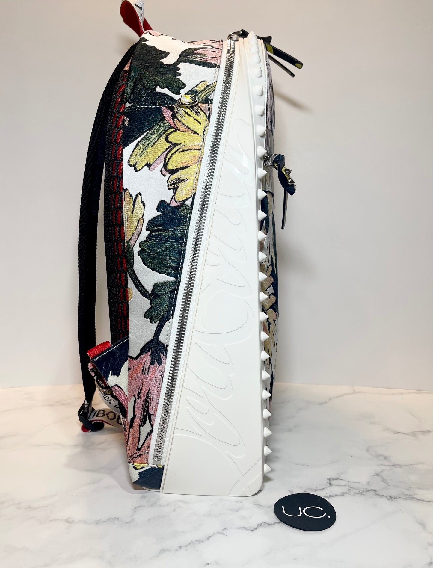 Christian Louboutin Backparis Floral Backpack