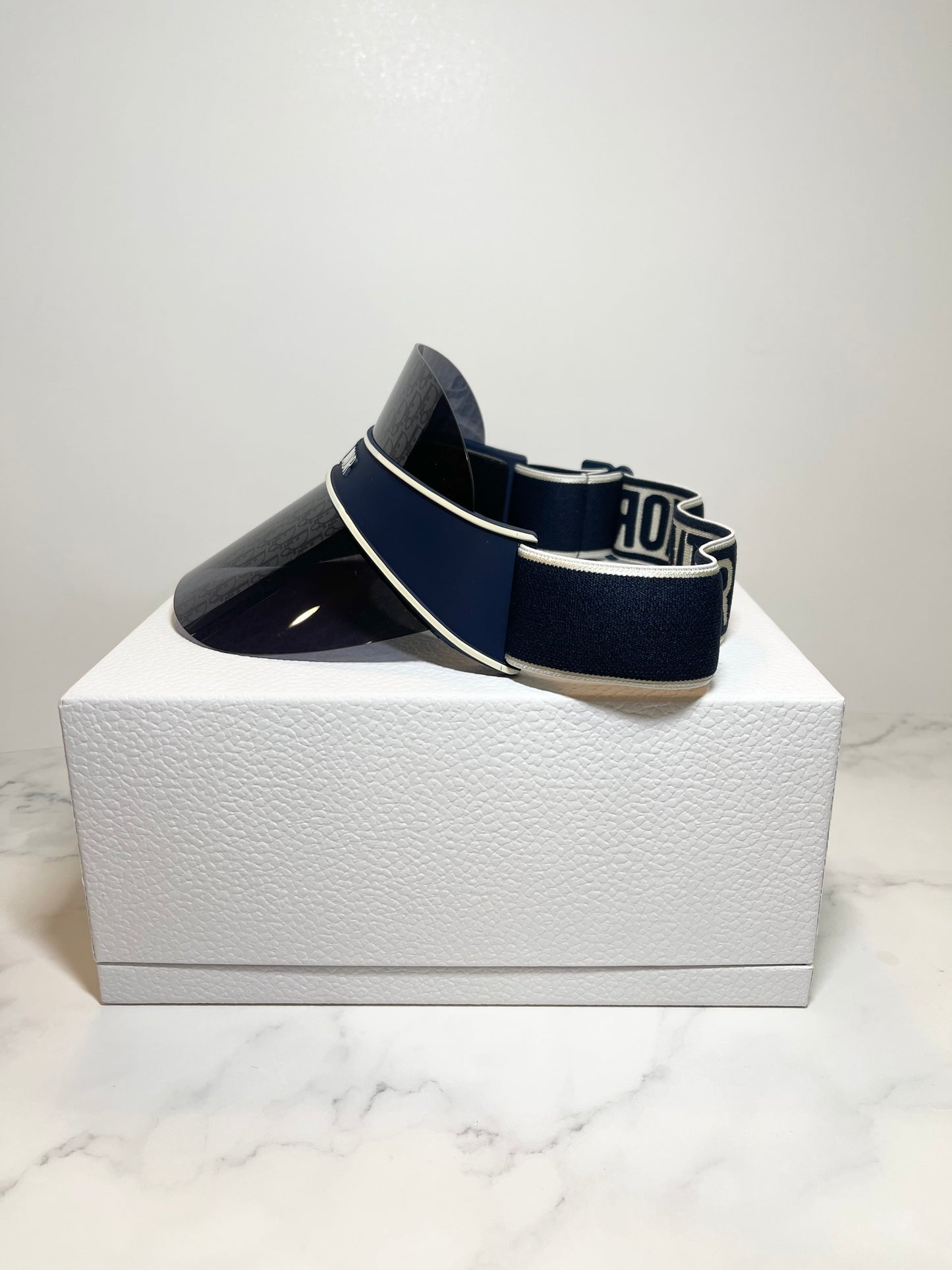 Christian Dior DIORCLUB V1U Blue Dior Oblique Visor