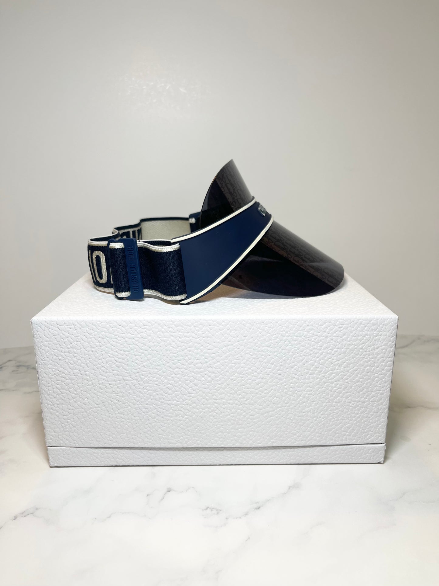 Christian Dior DIORCLUB V1U Blue Dior Oblique Visor