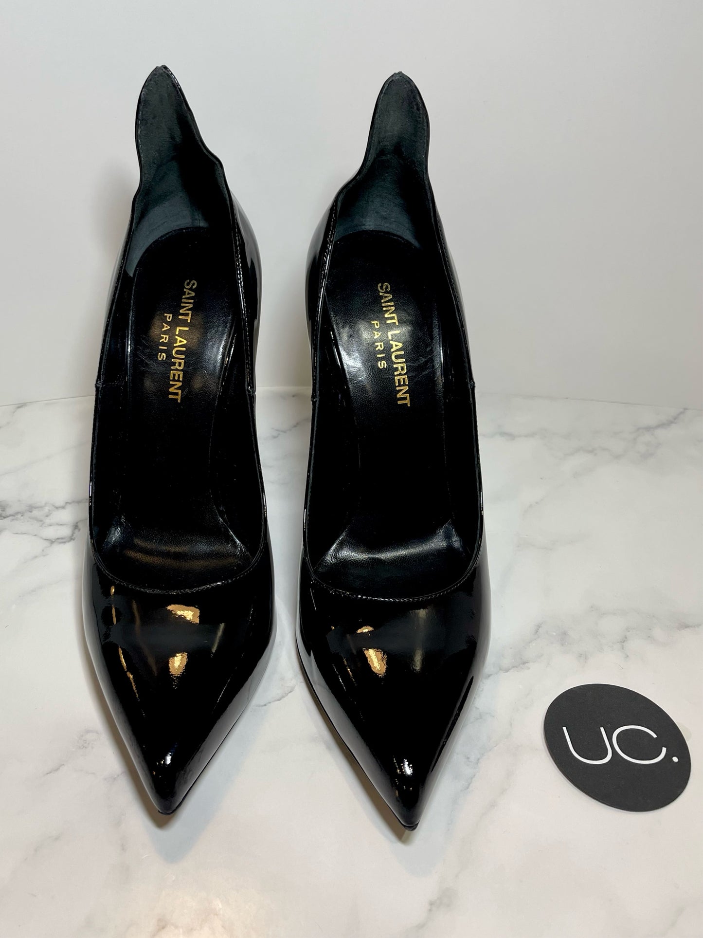 Saint Laurent Black Patent Pumps