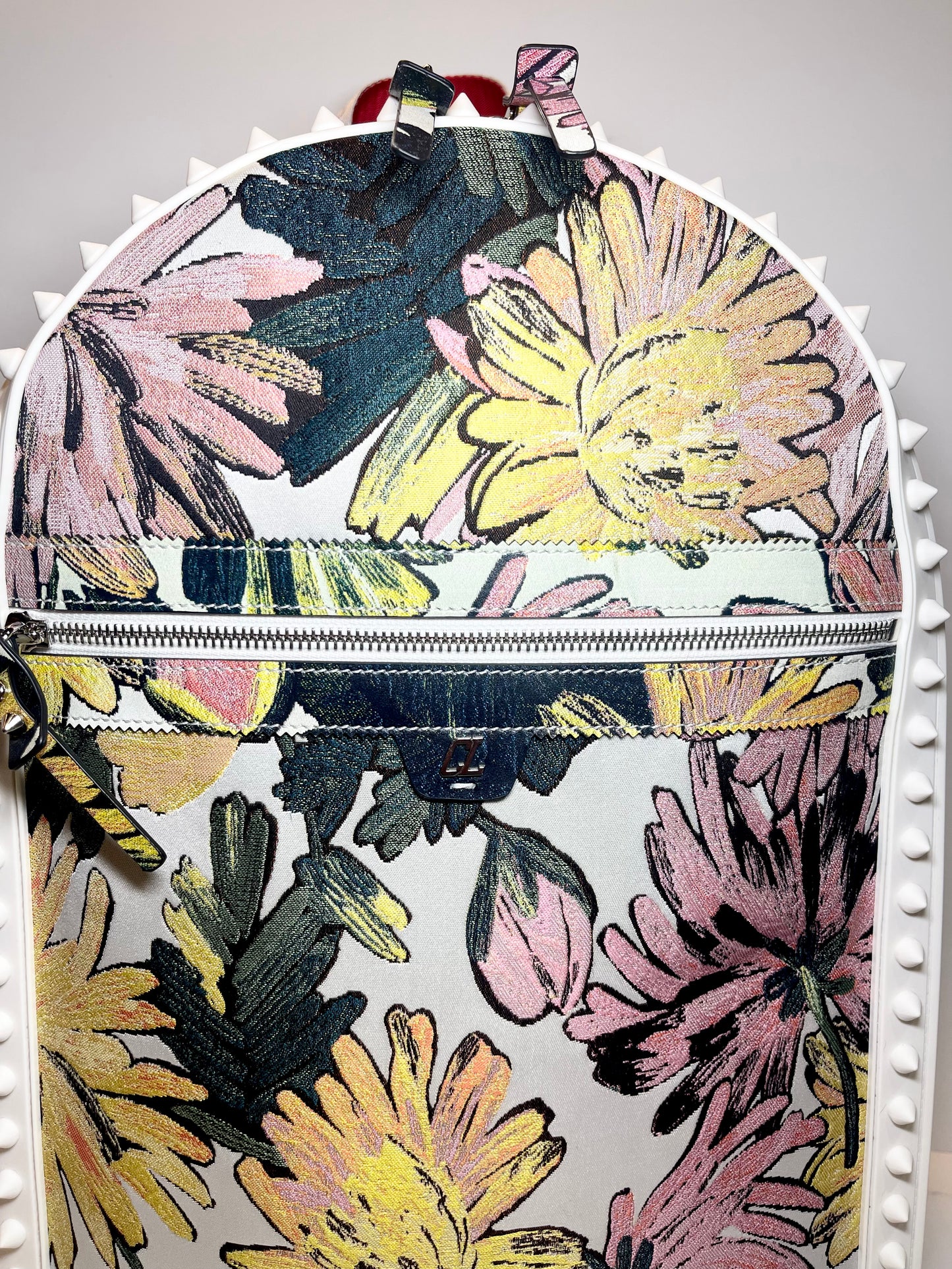 Christian Louboutin Backparis Floral Backpack