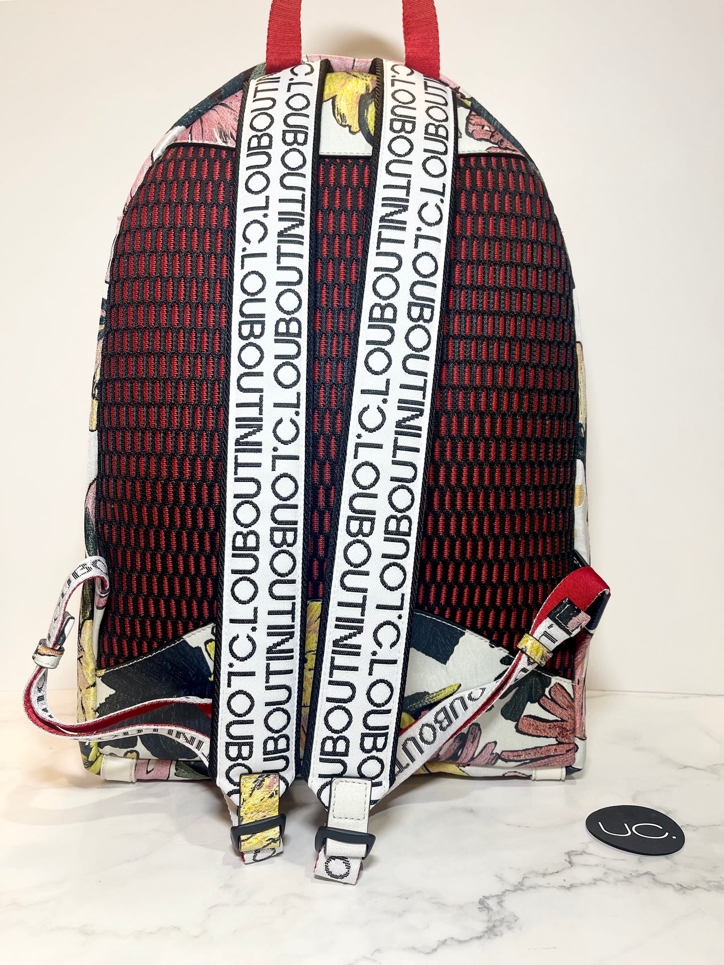 Christian Louboutin Backparis Floral Backpack