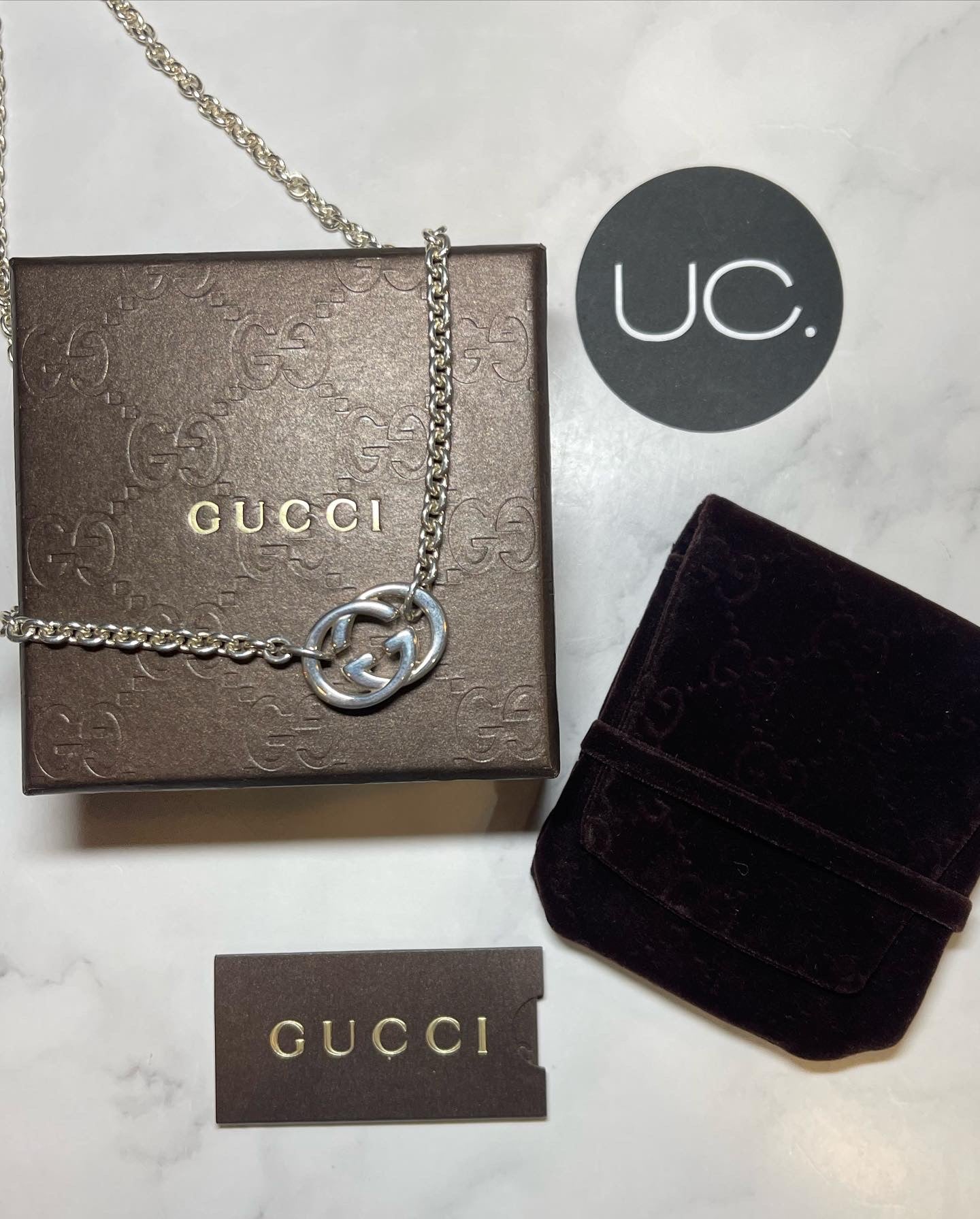 Gucci Double G Logo Necklace