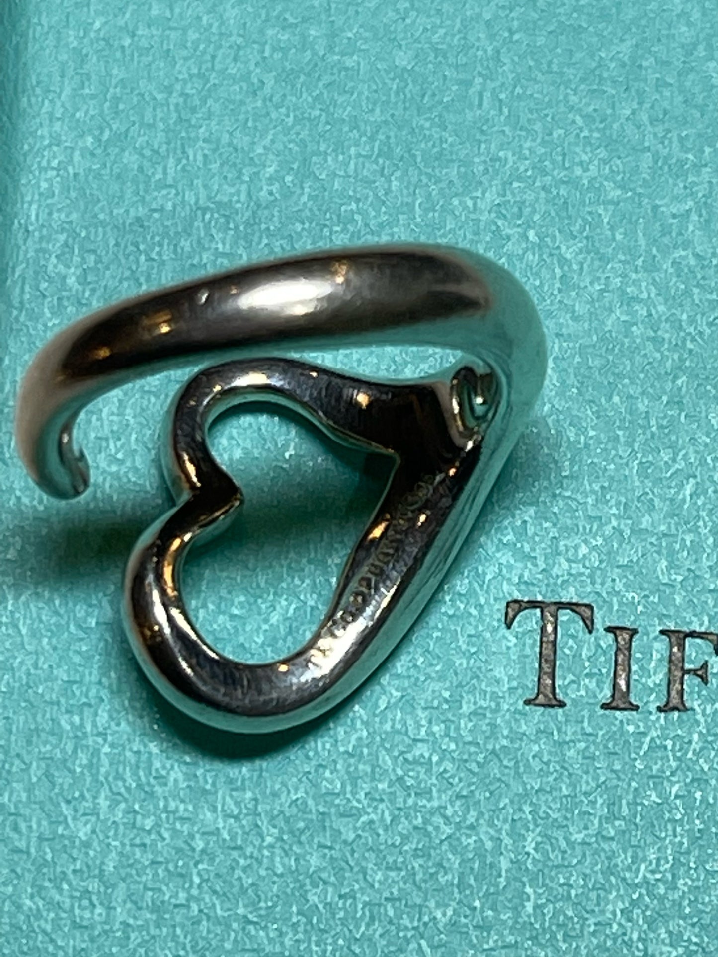 Tiffany Elsa Peretti Open Heart Ring