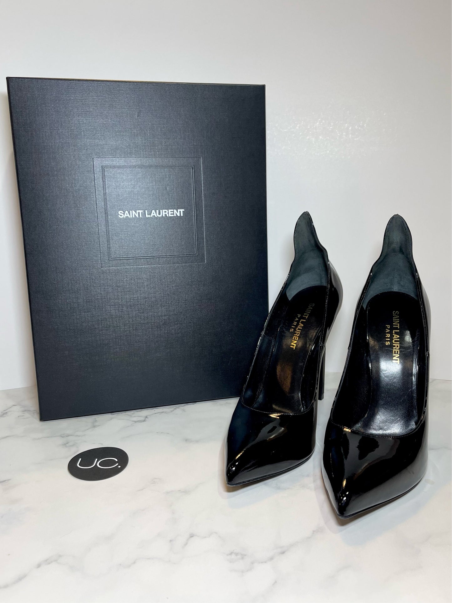 Saint Laurent Black Patent Pumps