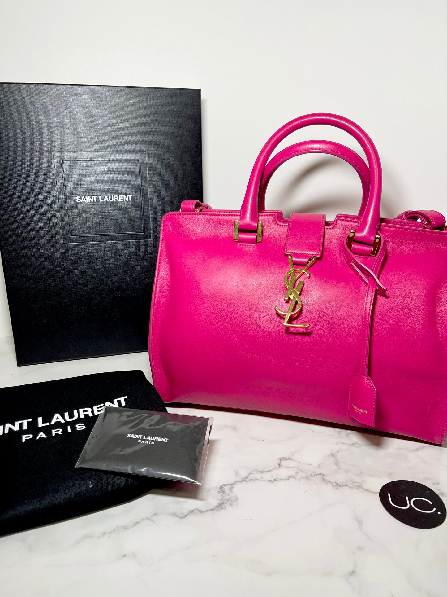 Saint Laurent Monogram Cabas Bag