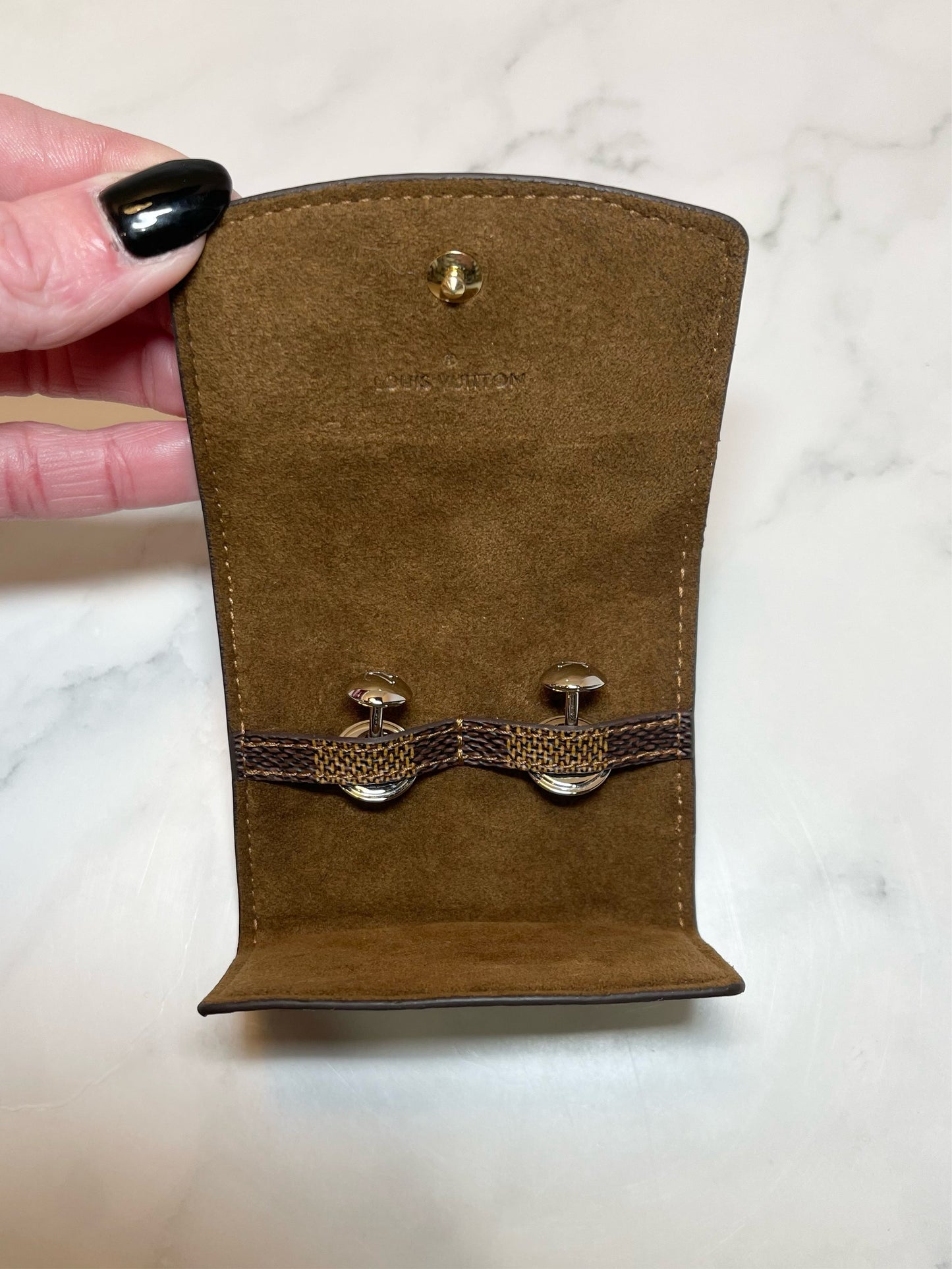 Louis Vuitton Monogram Cufflinks