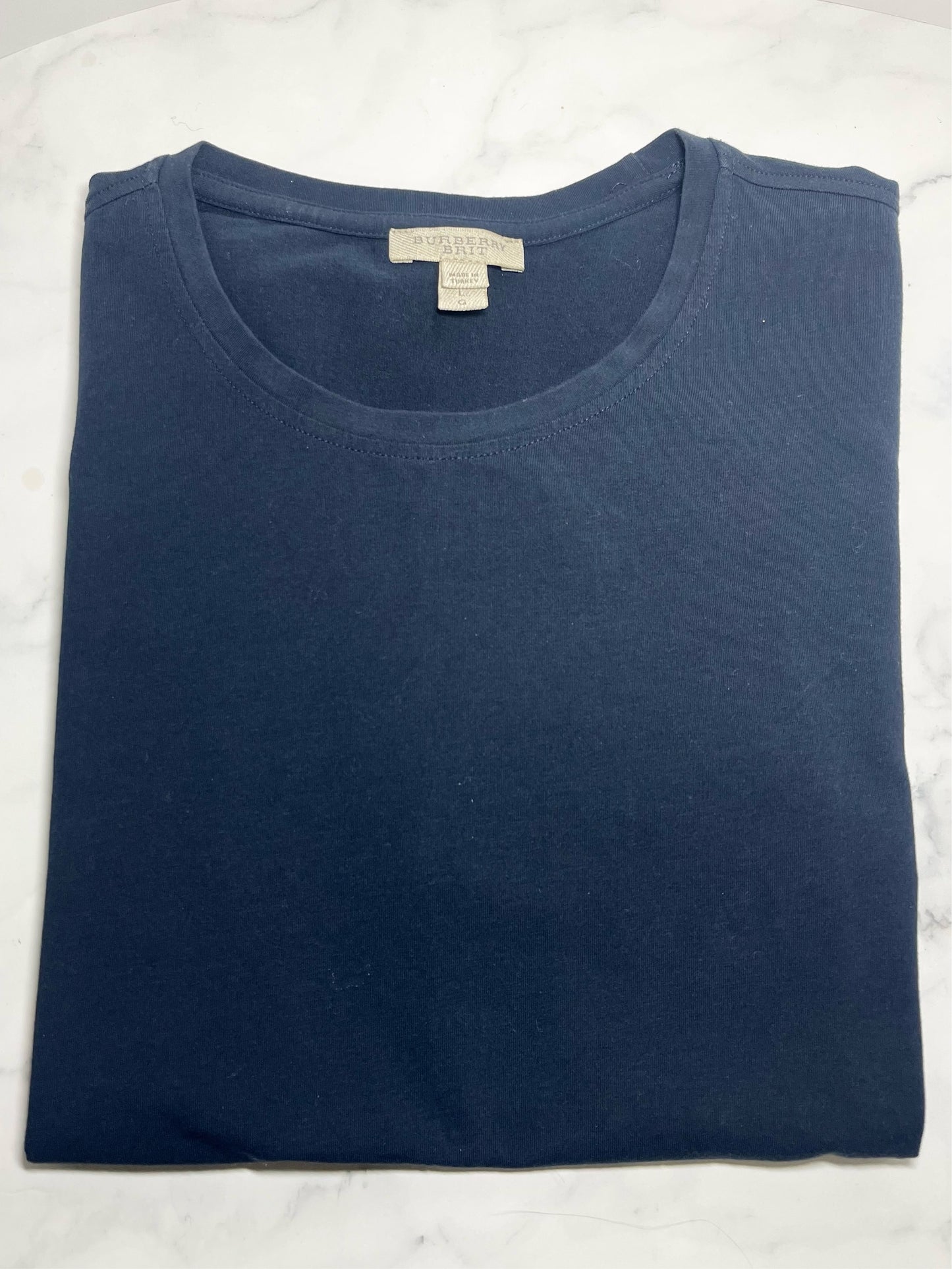 Burberry Check Cuff Tee