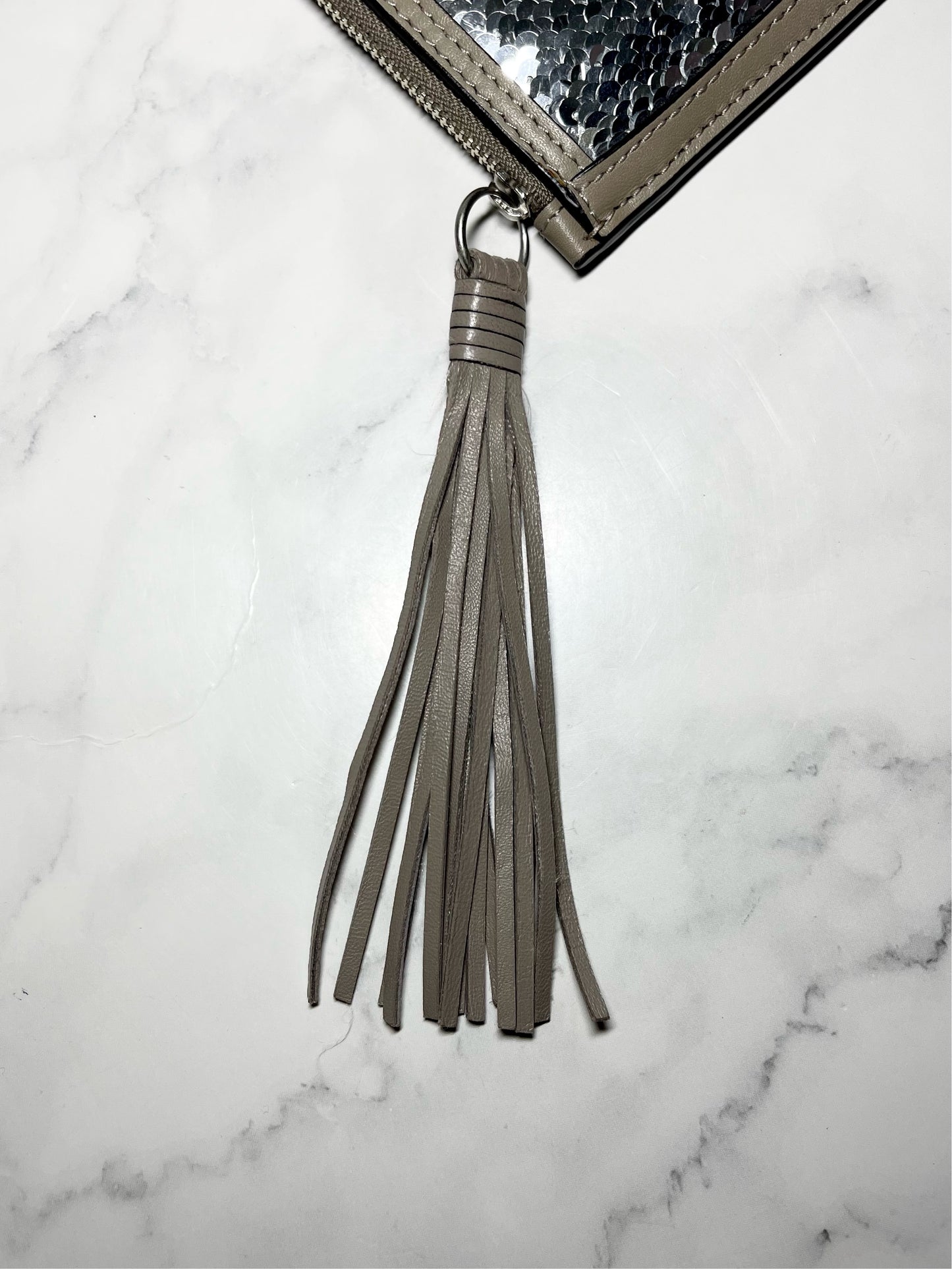 Tory Burch Sequin Tassel Clutch