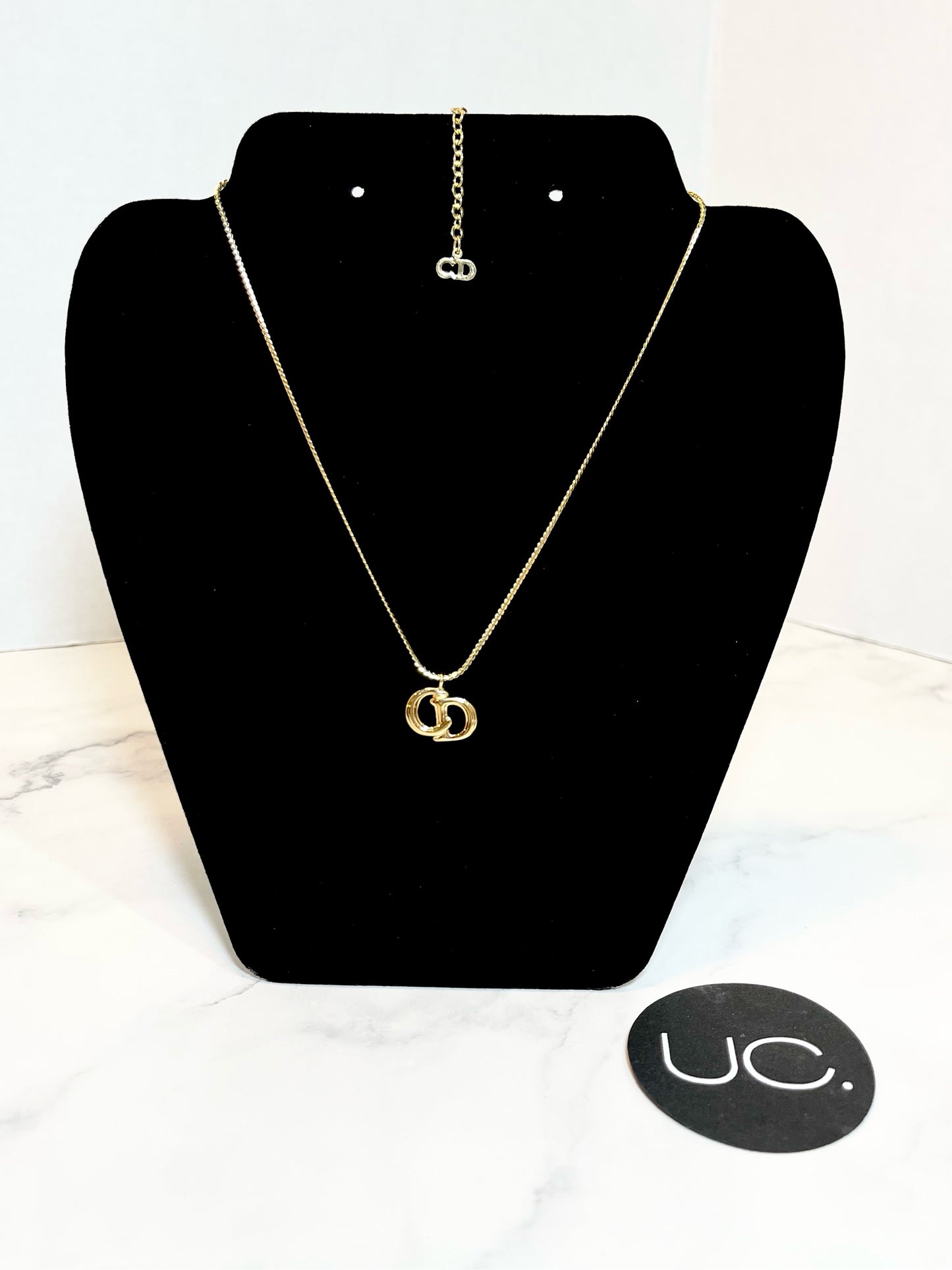 Christian Dior Logo Necklace