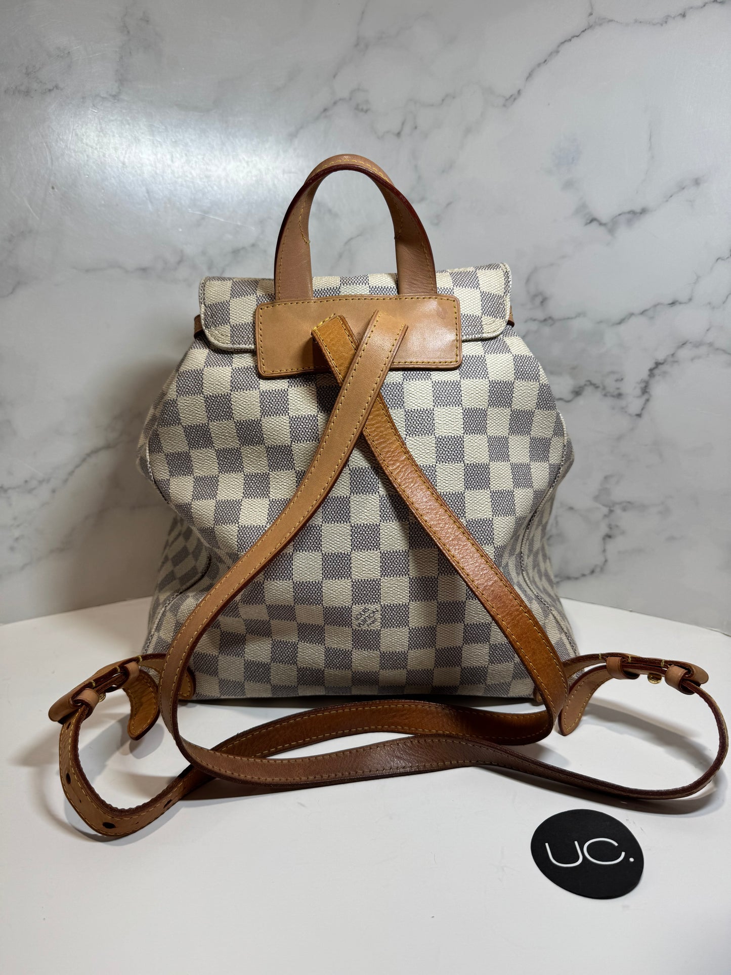 Louis Vuitton Damier Azur Sperone Backpack